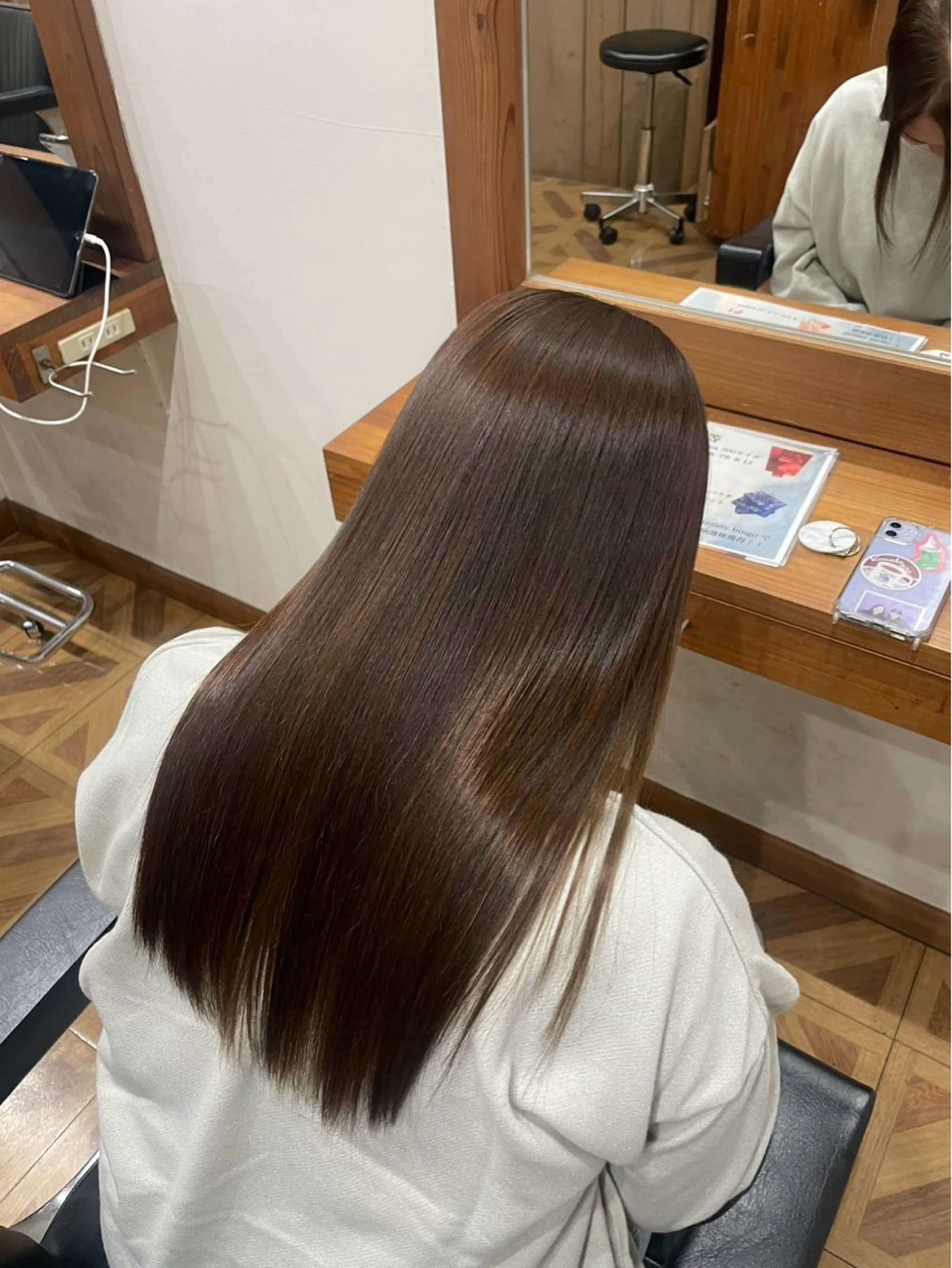 ロング パーマ 野島 正子のヘアスタイル