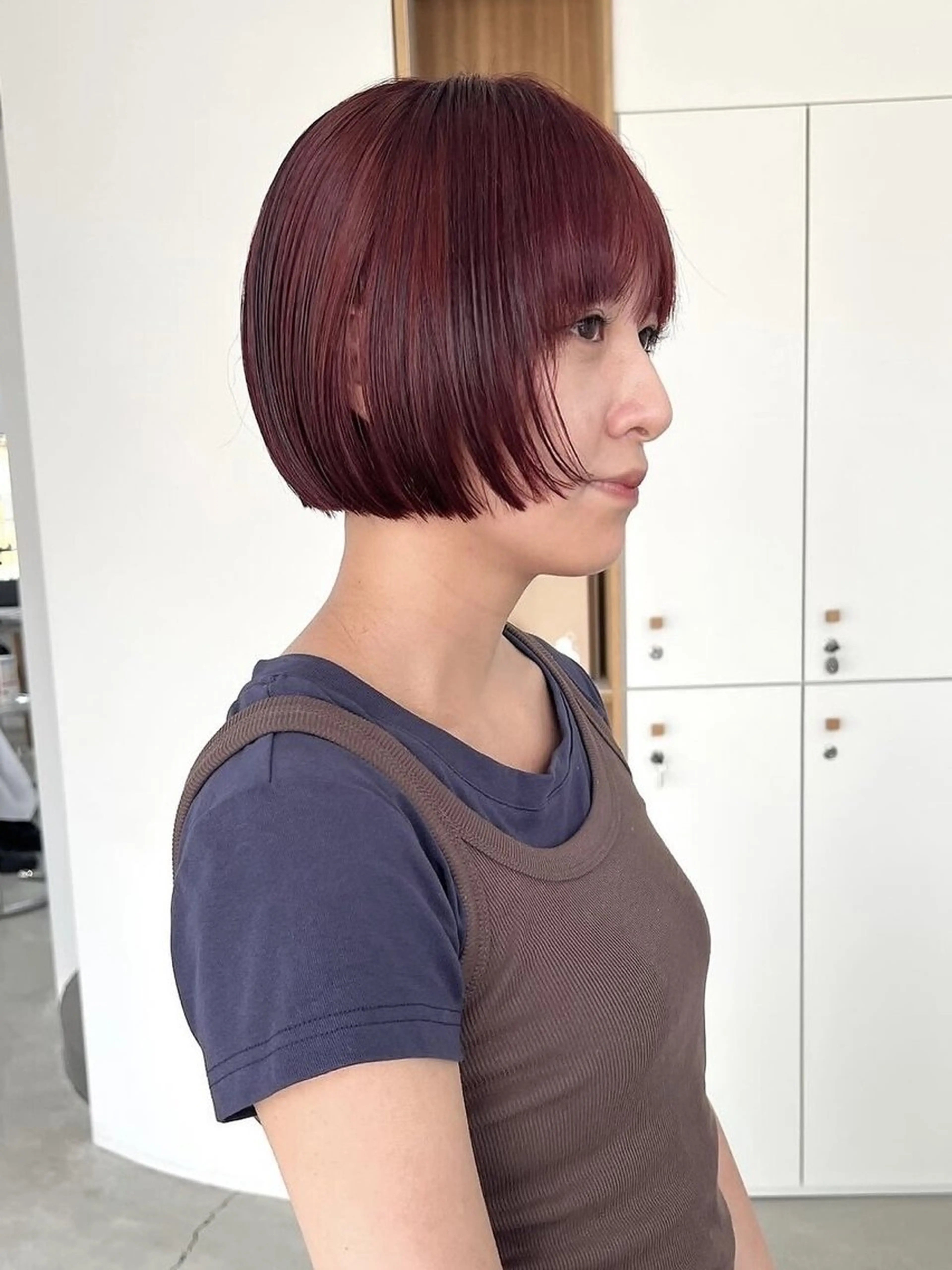 ショート カラー 🐰艶カラー🪙 美髪矯正/AYUNAのヘアスタイル