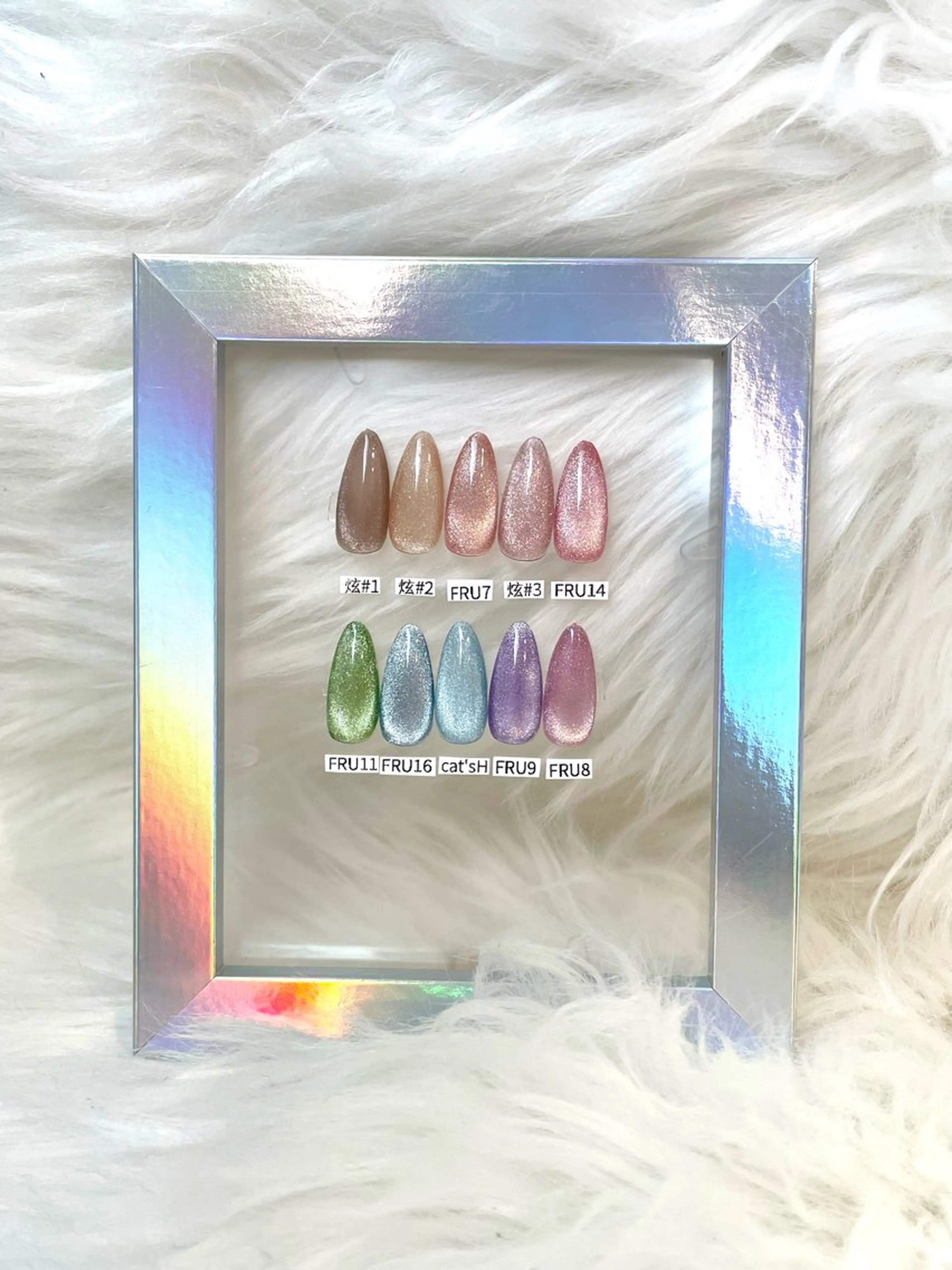 💎マグネットorフラッシュネイル💎(有料パーツ追加可)の写真