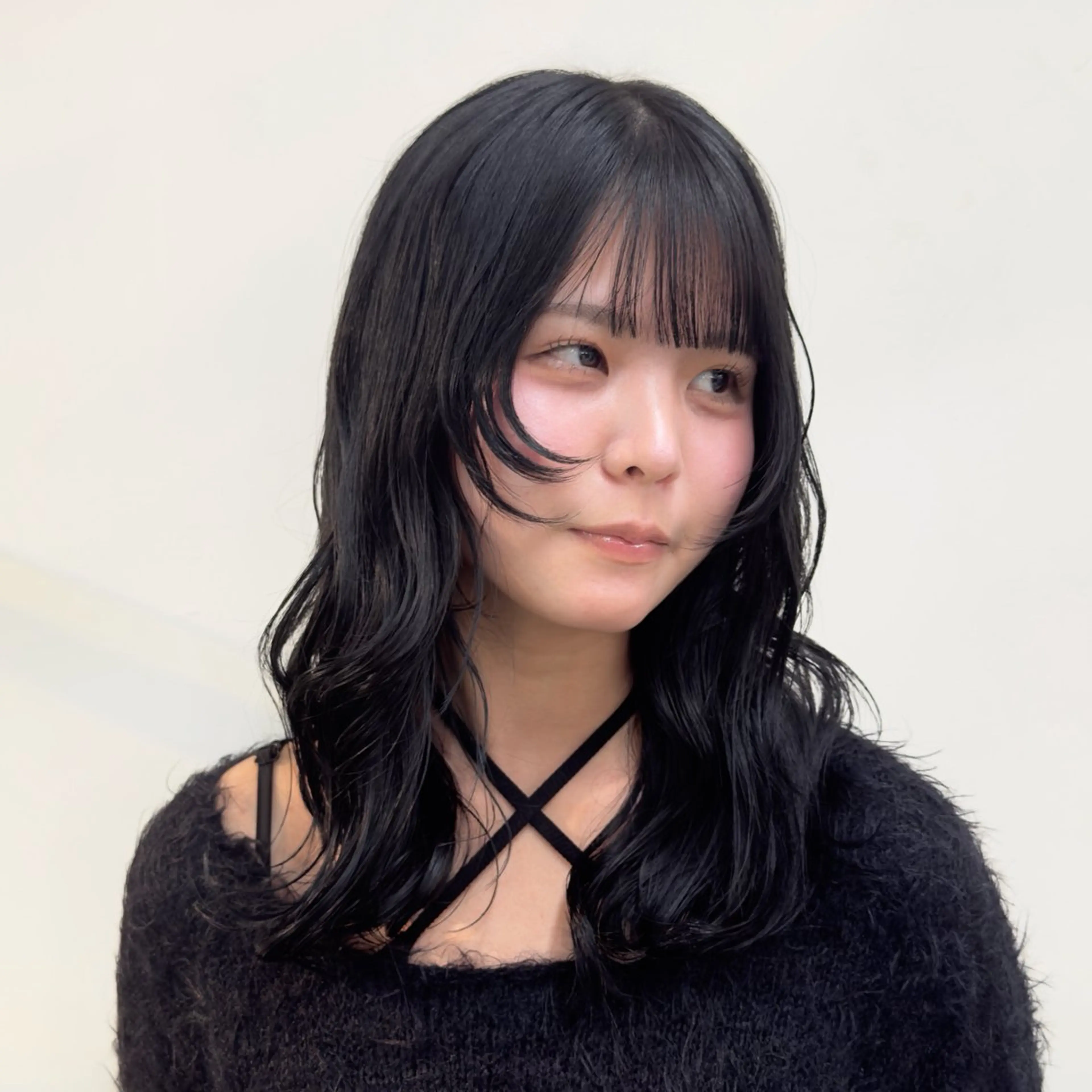 セミロング カラー 透明感カラー ヘアカラー sync所属・マツウラ サキミのヘアスタイル