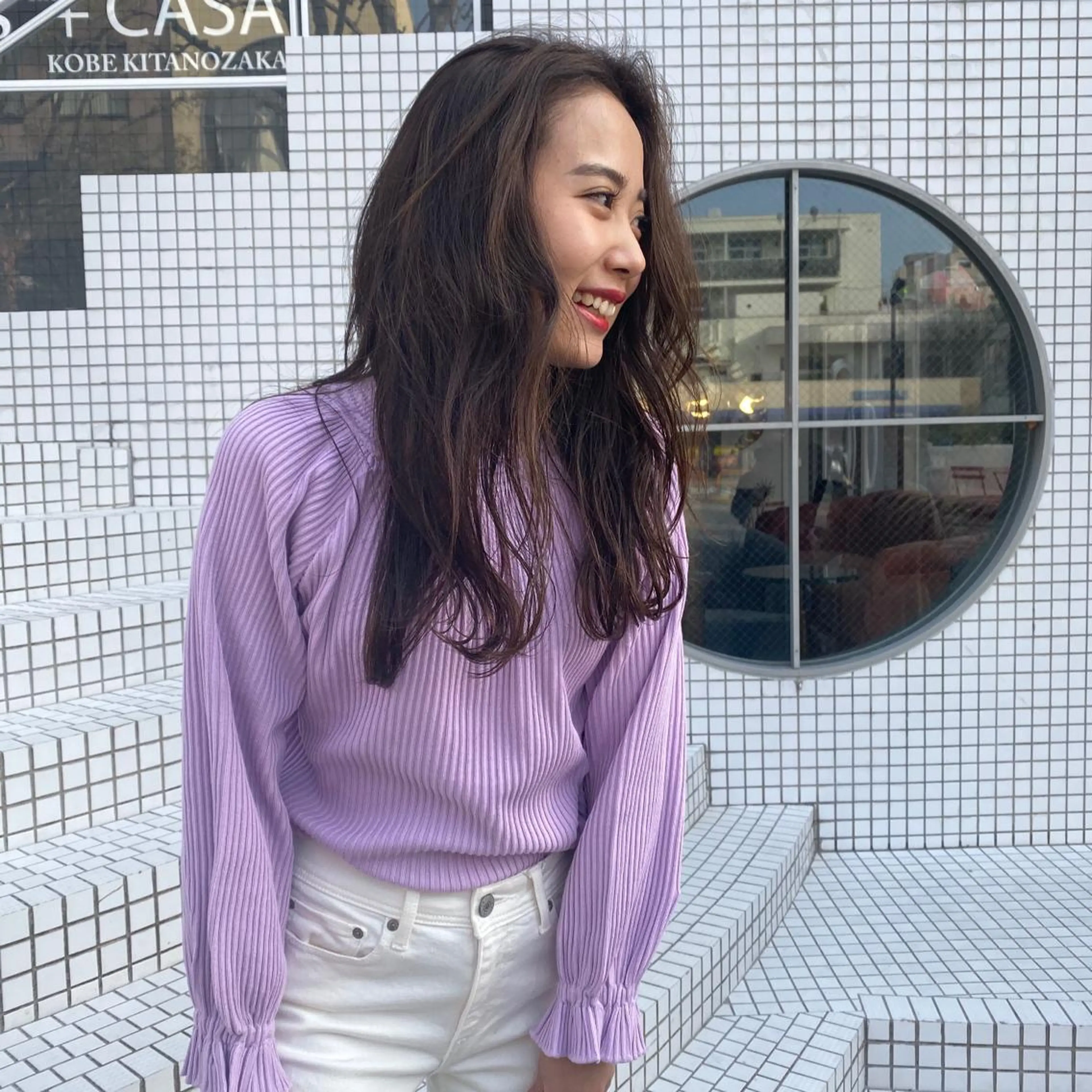 ロング カラー La  SHE's 天王寺店所属・マルヤマ リナのマツエク・マツパデザイン