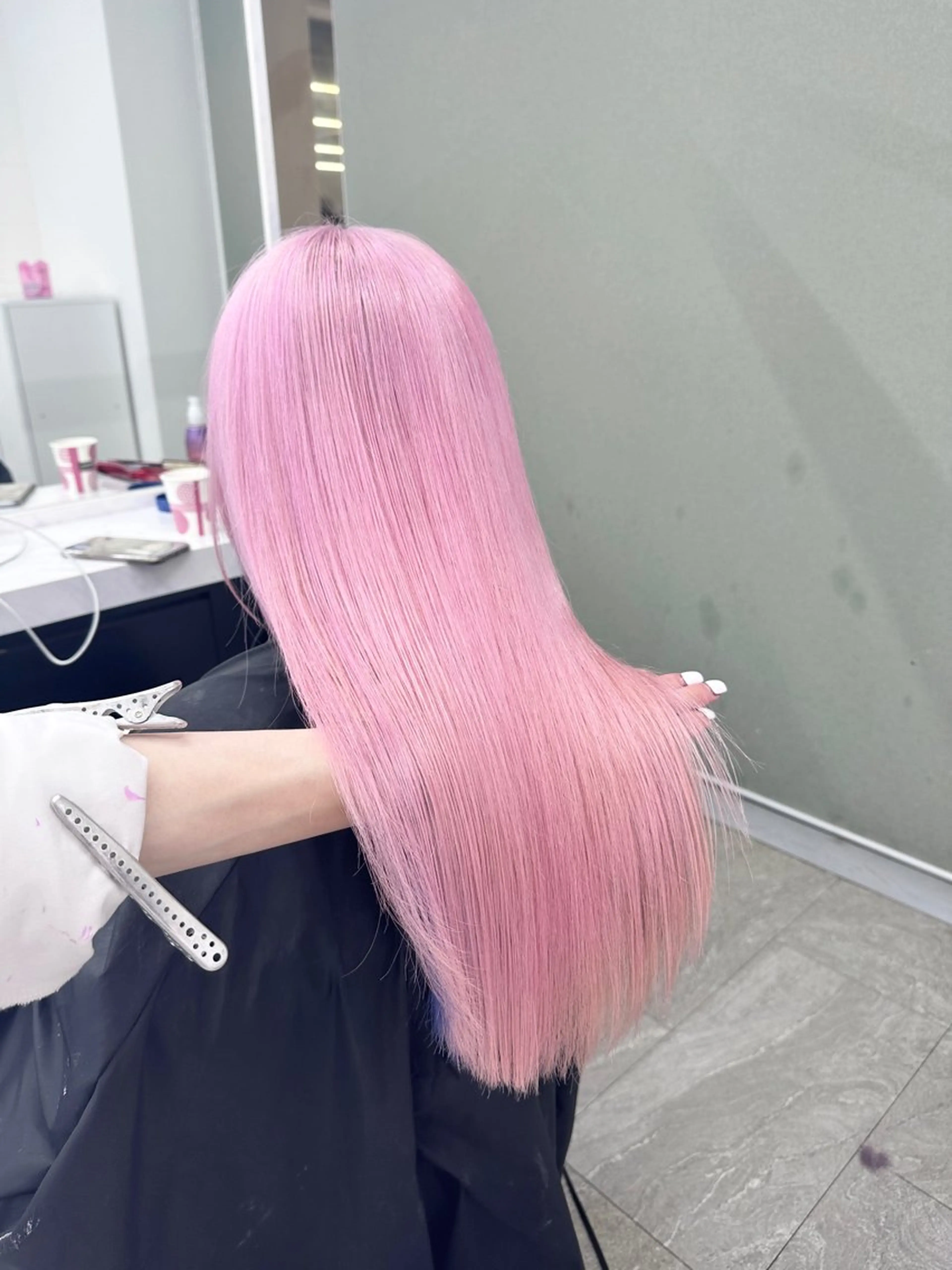 セミロング カラー ベージュカラー ブリーチ 抜きっぱなしブロンド ブロンド デザインカラー ヘアカラー トリートメント ❄️💛エクステ ブリーチ❄️yukiのヘアスタイル