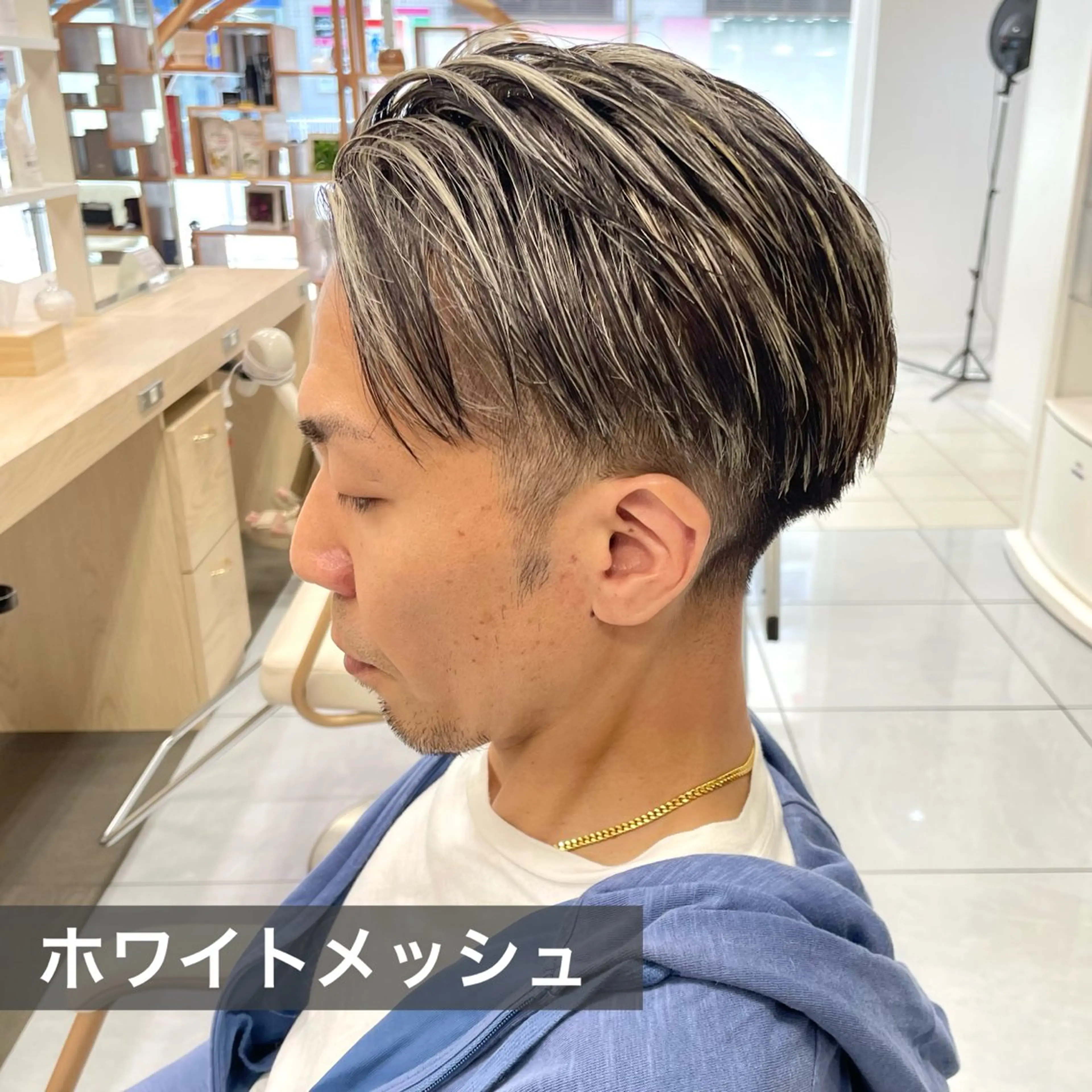 カラー メンズ ダウンパーマ特化💎 ボブ・レイヤーりなのヘアスタイル