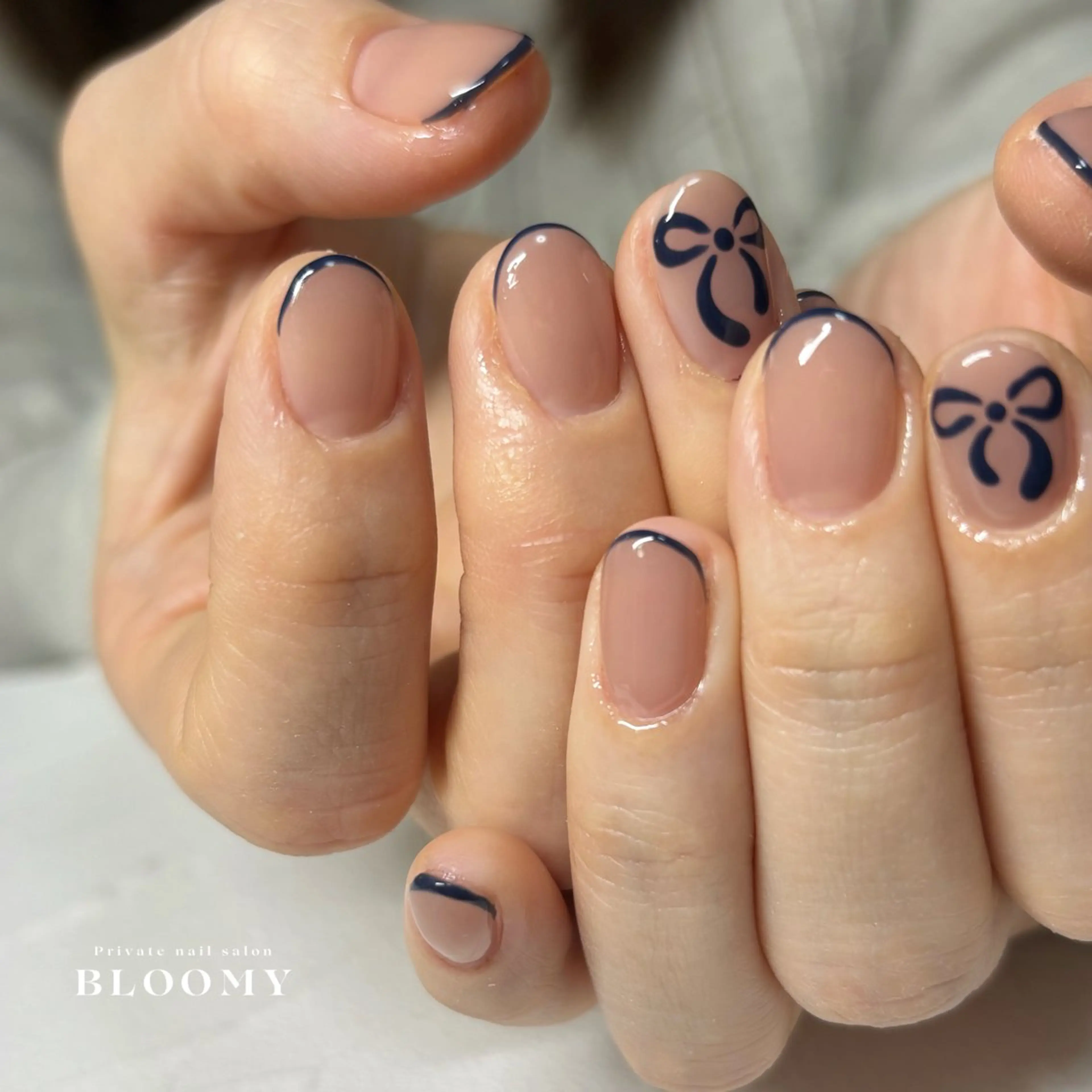 ネイル シンプルネイル BLOOMY nailのネイルデザイン