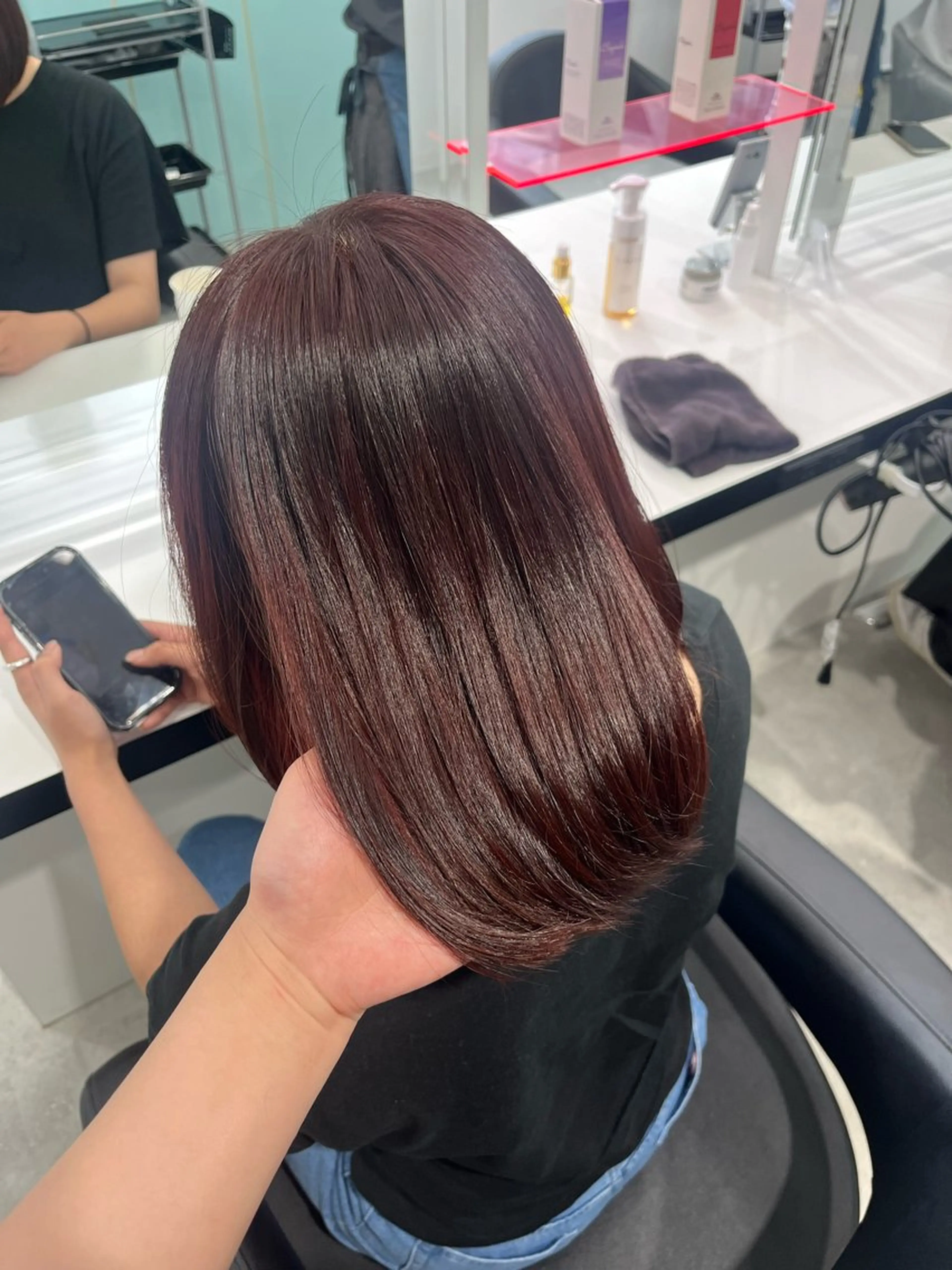 ショート カラー みう/仙台/暖色/ 艶髪/顔周りカット/のヘアスタイル