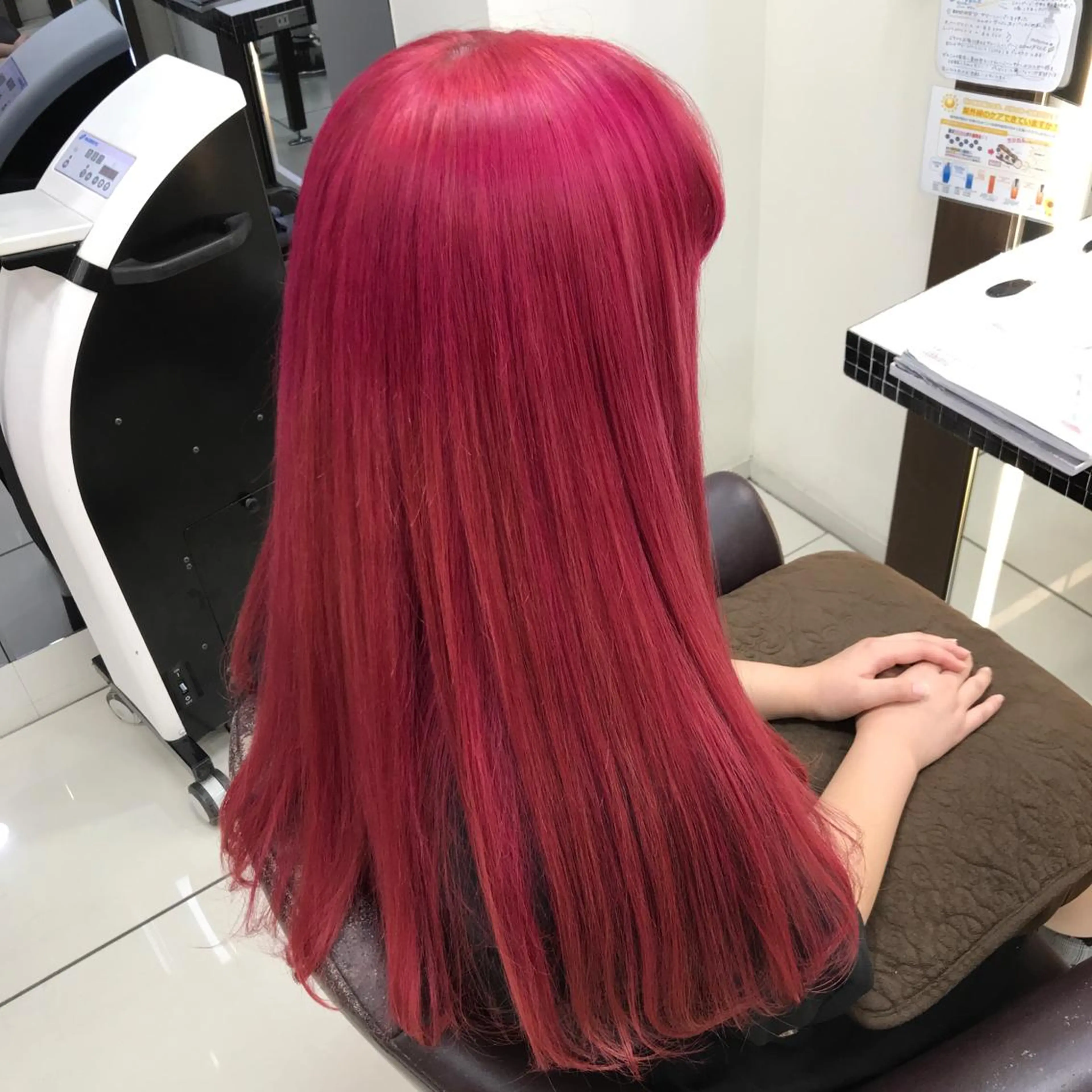 ロング カラー シールエクステ✨️韓 国羽エクステ🪽和希のヘアスタイル