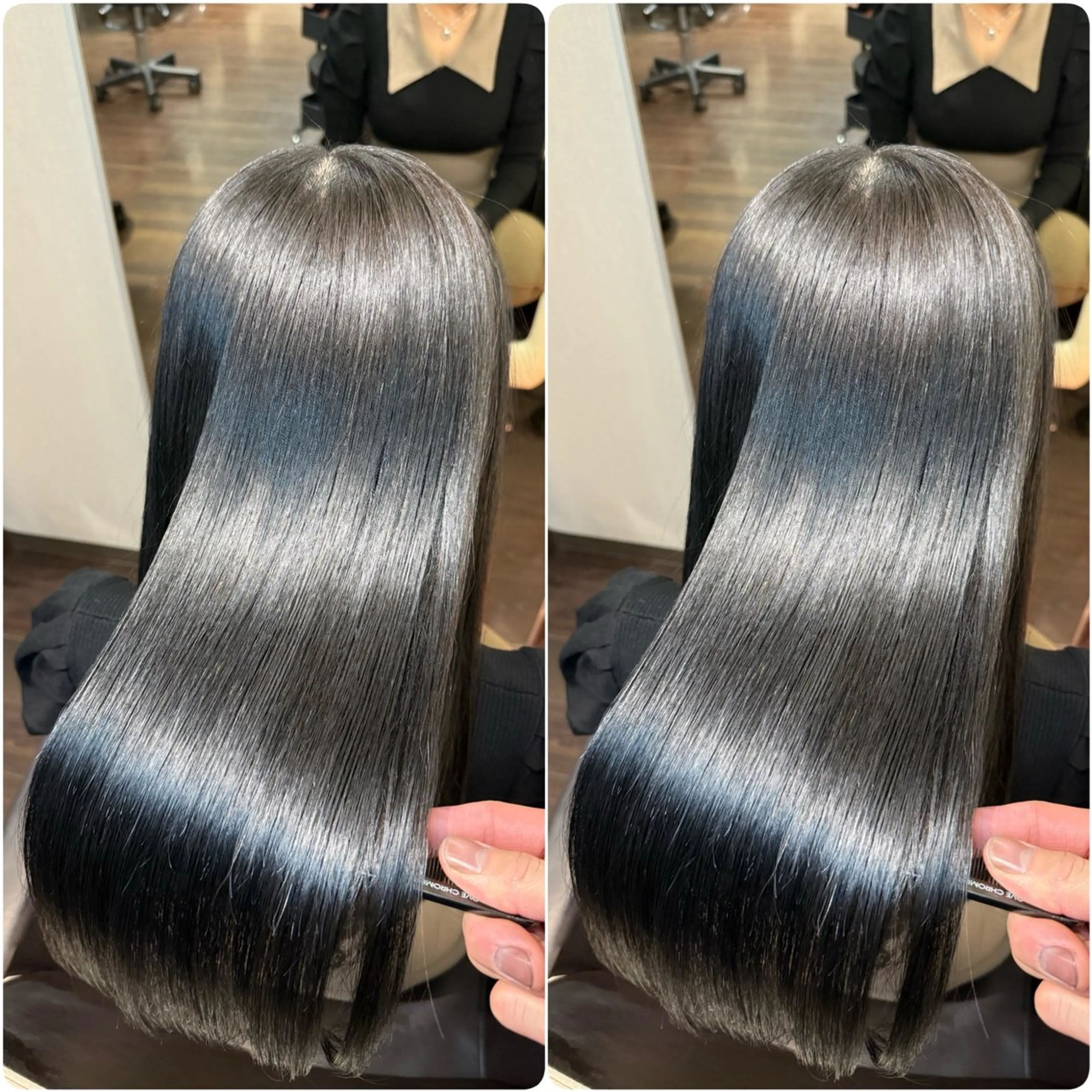 ロング カラー カット ヘアカラー トリートメント ヘッドスパ youres hair 髪質改善トリートメント&ヘッドスパ　新宿EAST所属・🌹ULTOWA🌹 髪質改善/縮毛/店長のヘアスタイル