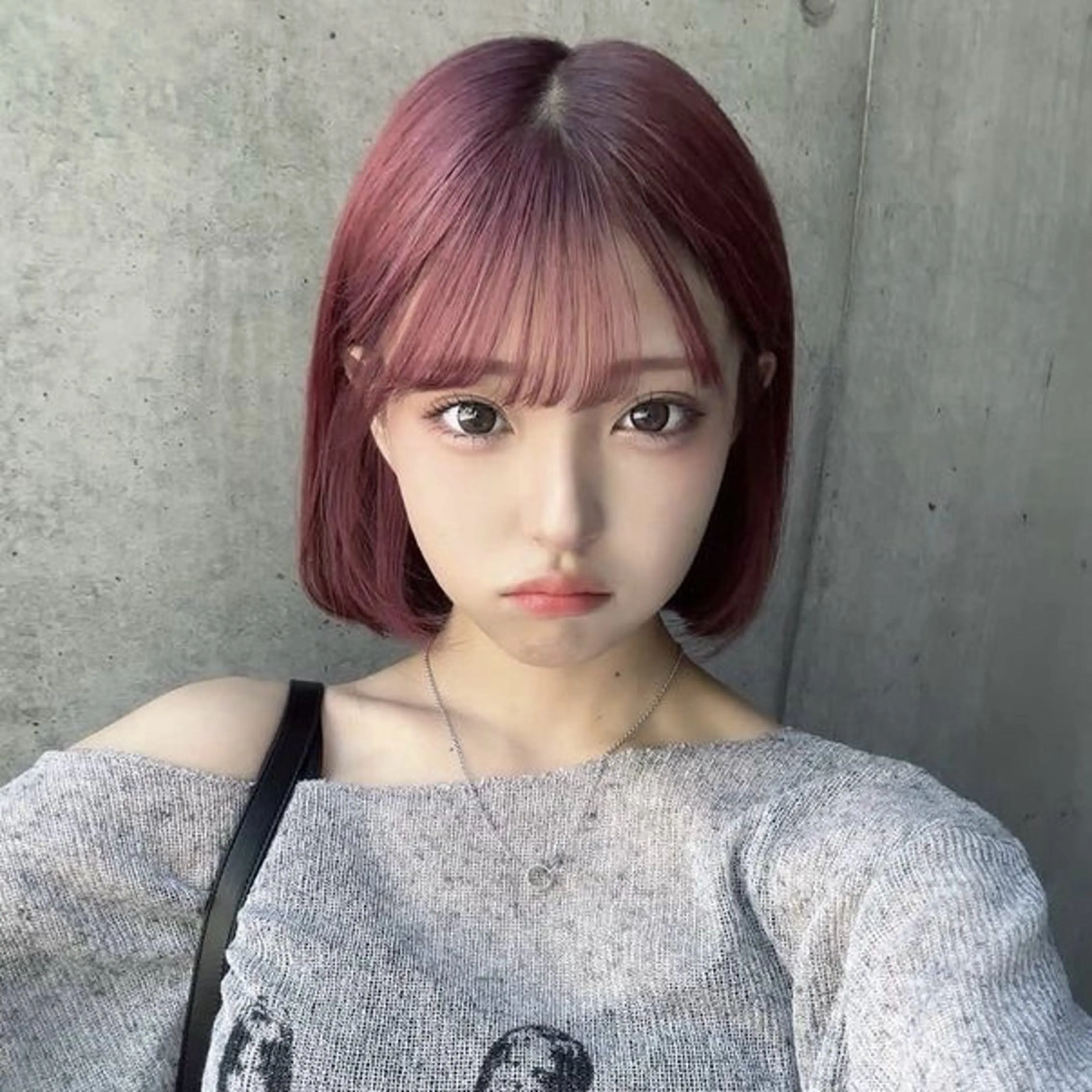 ショート カラー カット ヘアカラー トリートメント 莉乃/縮毛矯正/髪質 改善/艶カラーのヘアスタイル