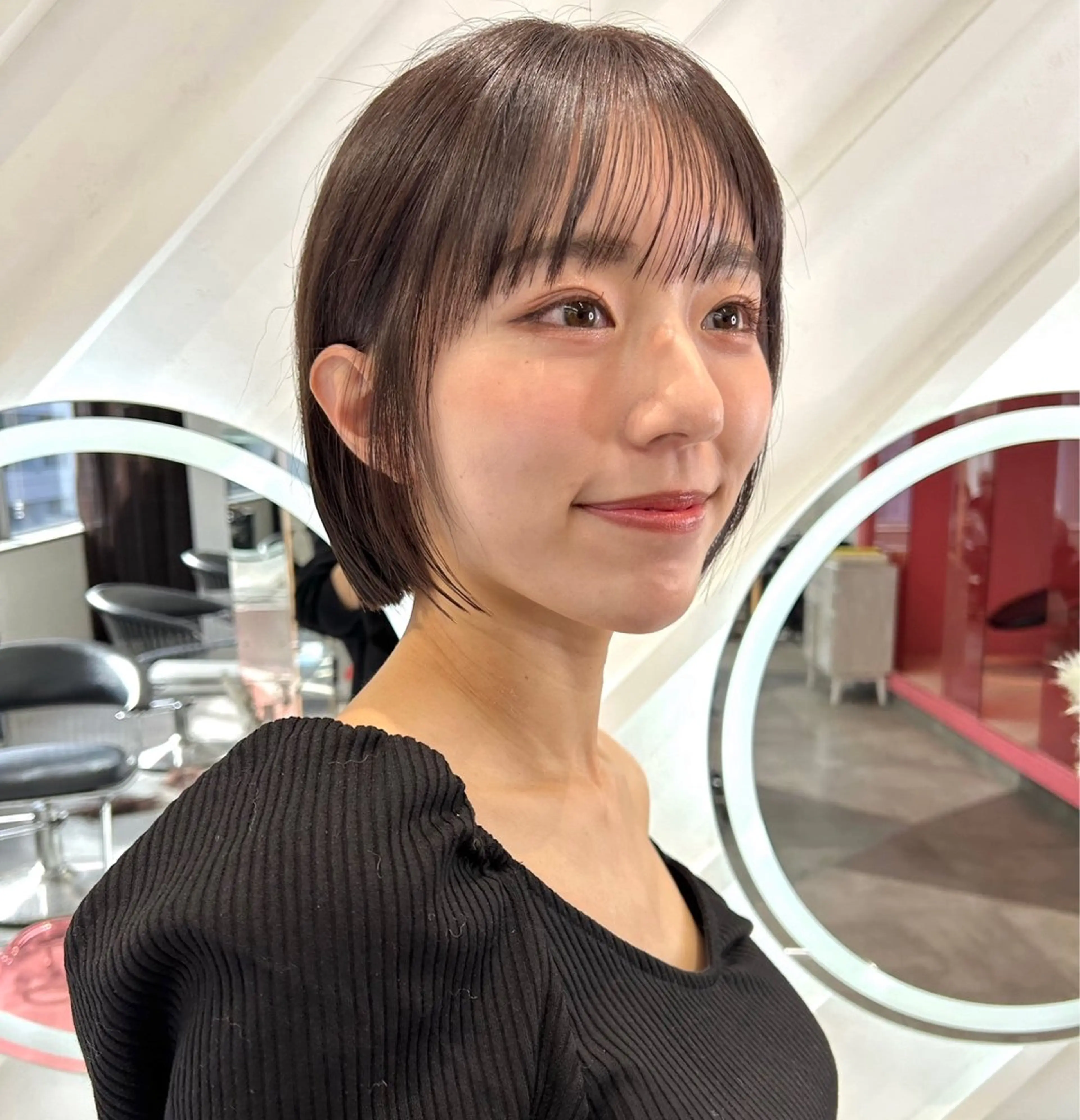 カラー 莉乃/縮毛矯正/髪質 改善/艶カラーのヘアスタイル