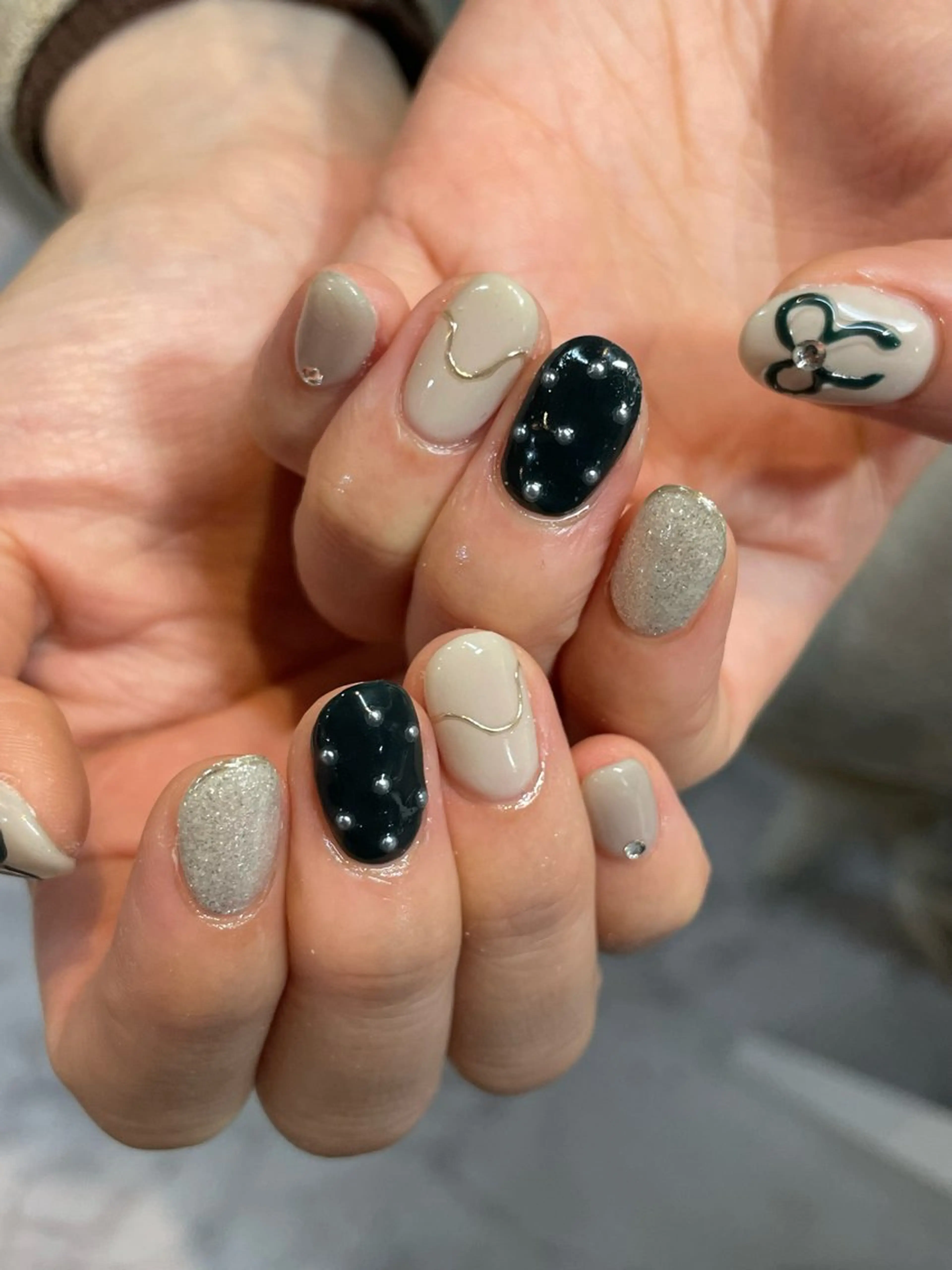 ネイル ハンドネイル ハンドケア Crescent Eye濱谷のネイルデザイン