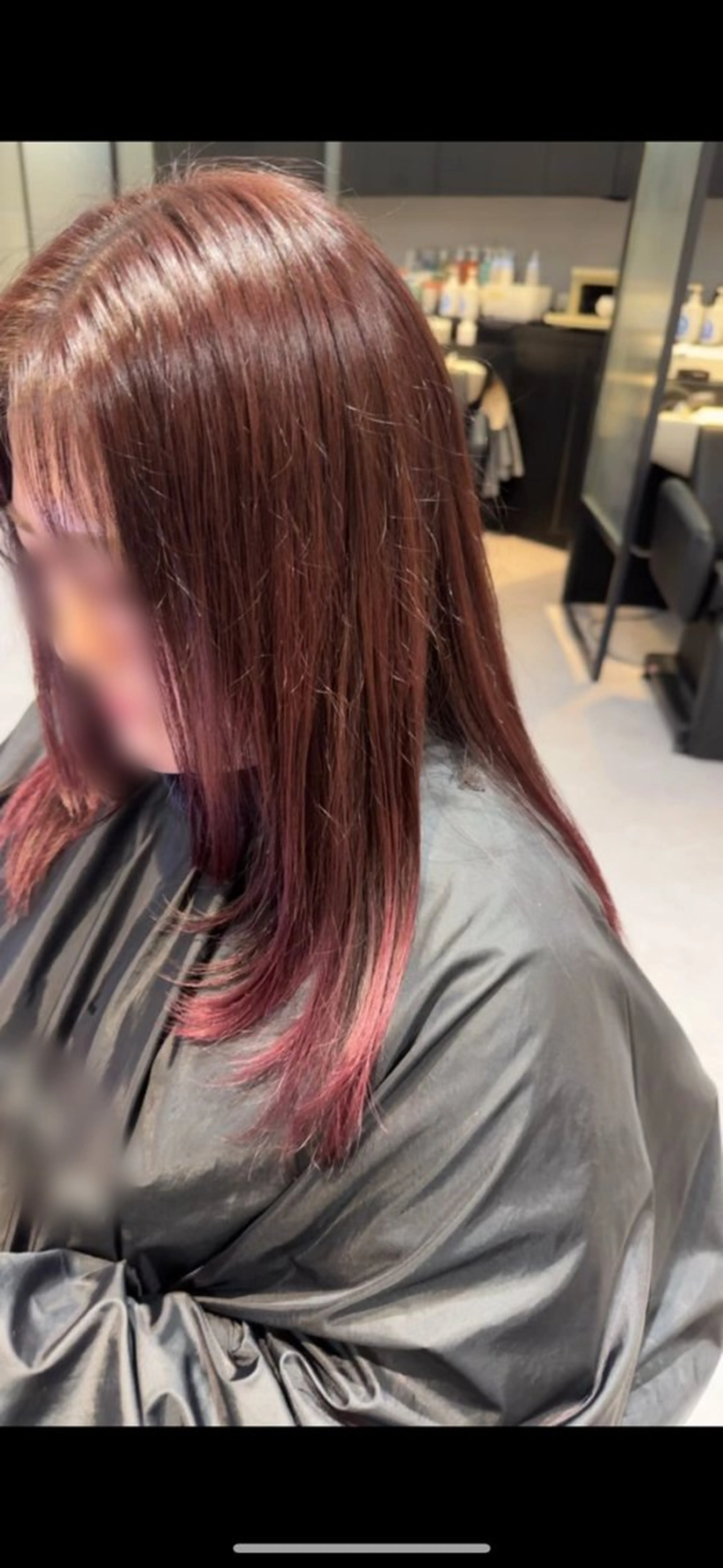 セミロング レイヤーカット モデル募集中💕 🦋ゆずき🦋のヘアスタイル