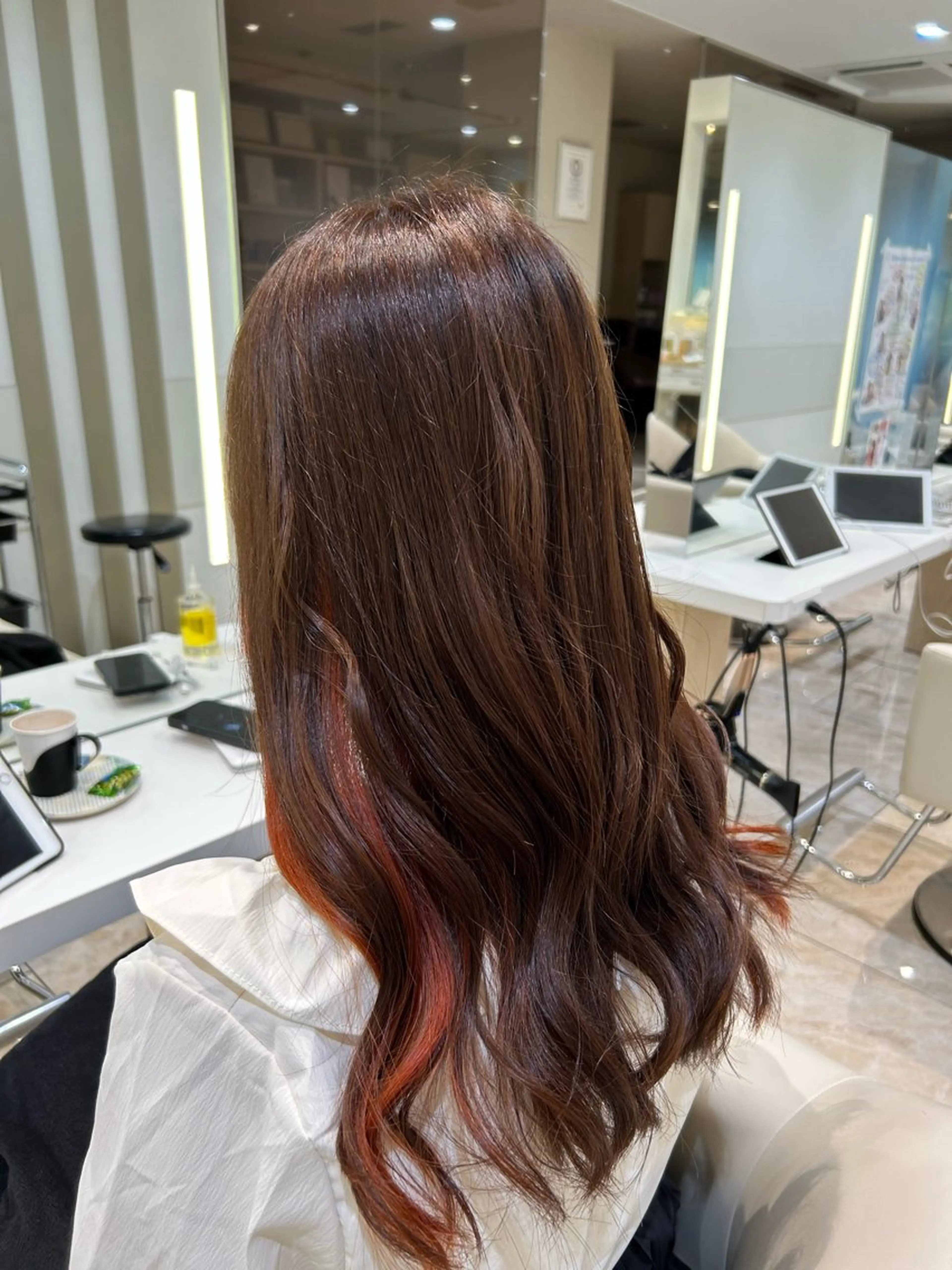 ロング カラー ヘアカラー はるか/ブリーチカラ ー/ヘアアレンジ🤍のヘアスタイル