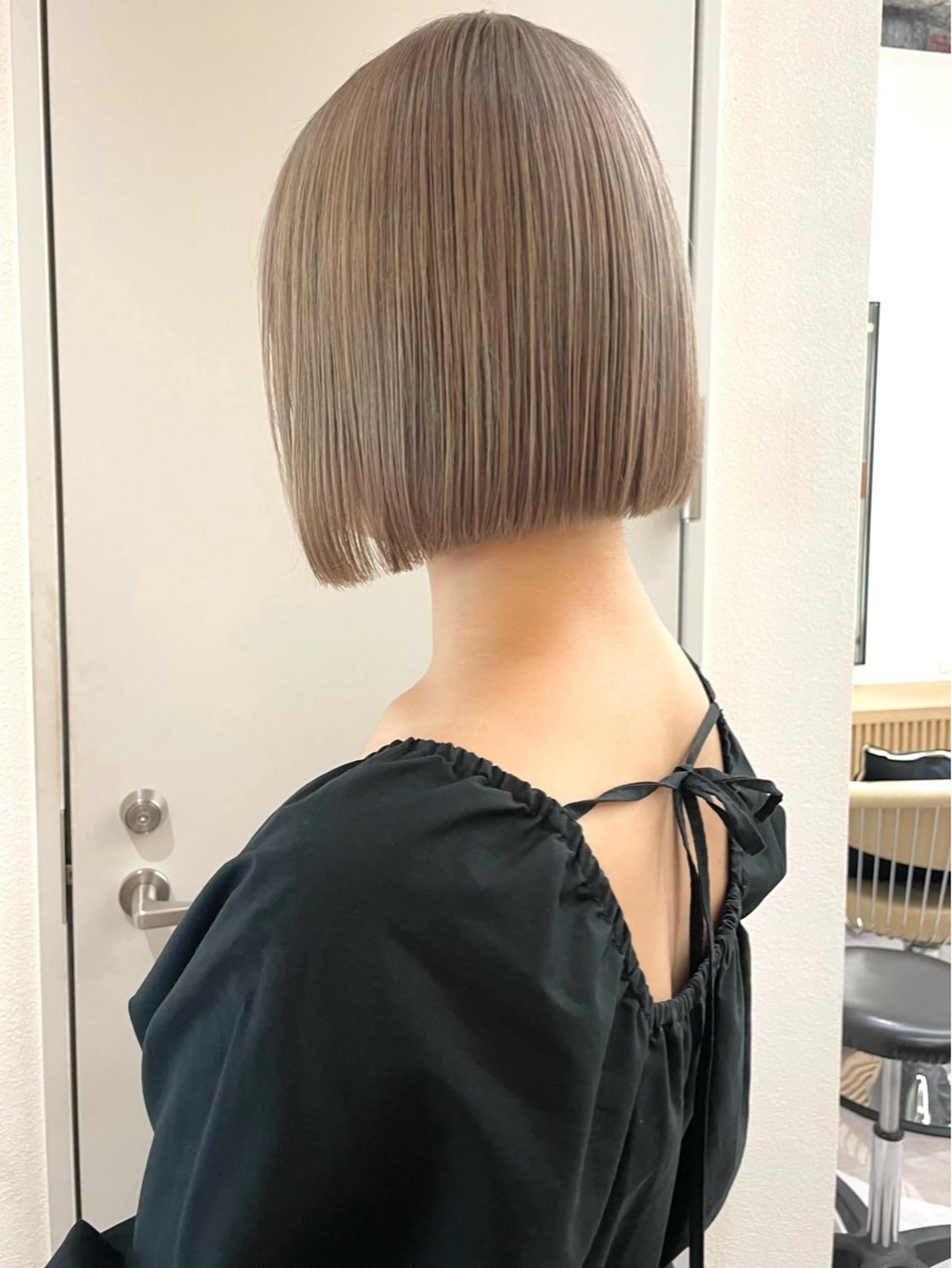 ショート カット ヘアカラー くどうももか 浦和　ショート　ボブのヘアスタイル