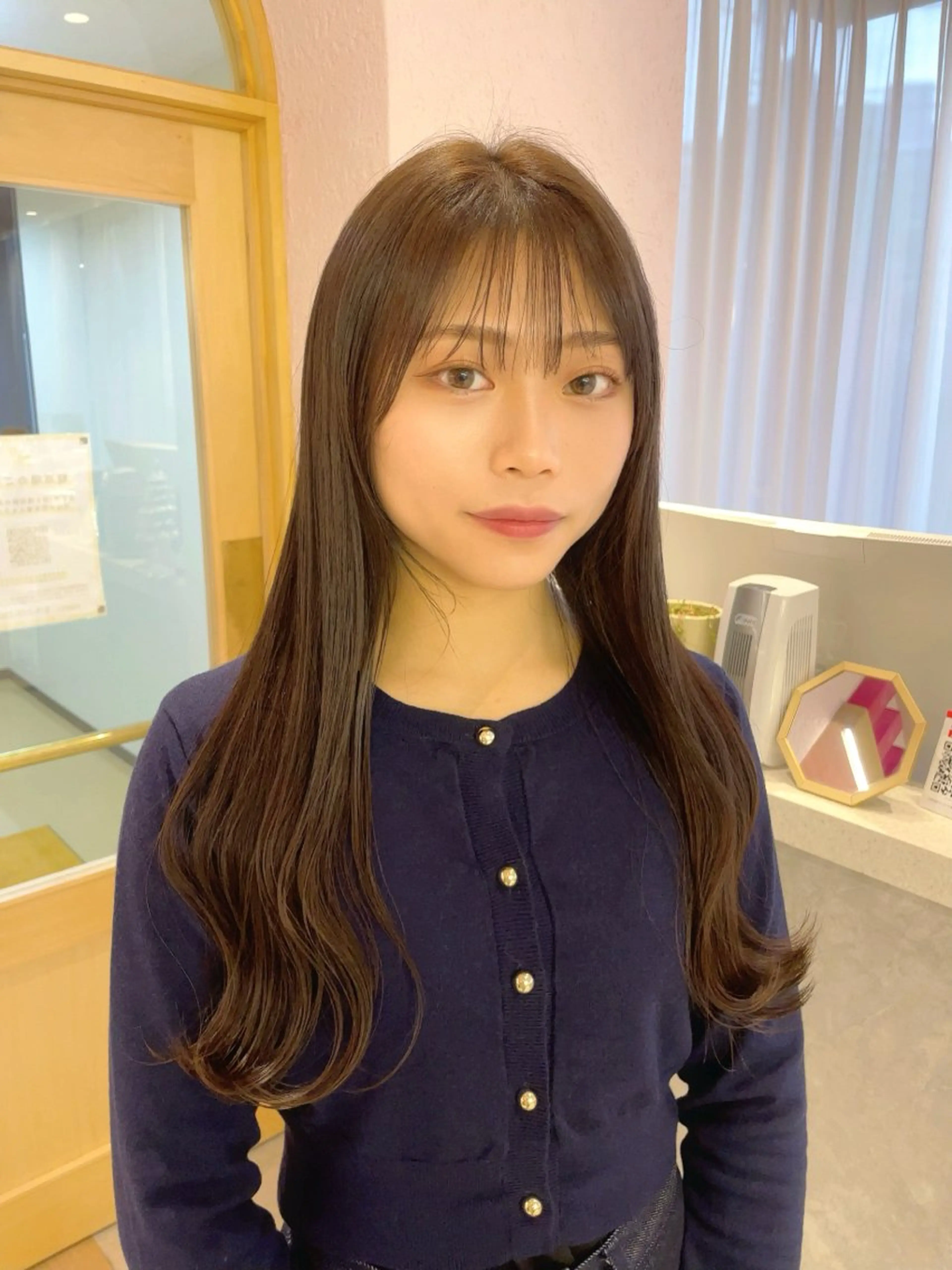 ロング カラー グレージュ トリートメント ヘアカラー トリートメント merc.🐰澤田 凜のヘアスタイル