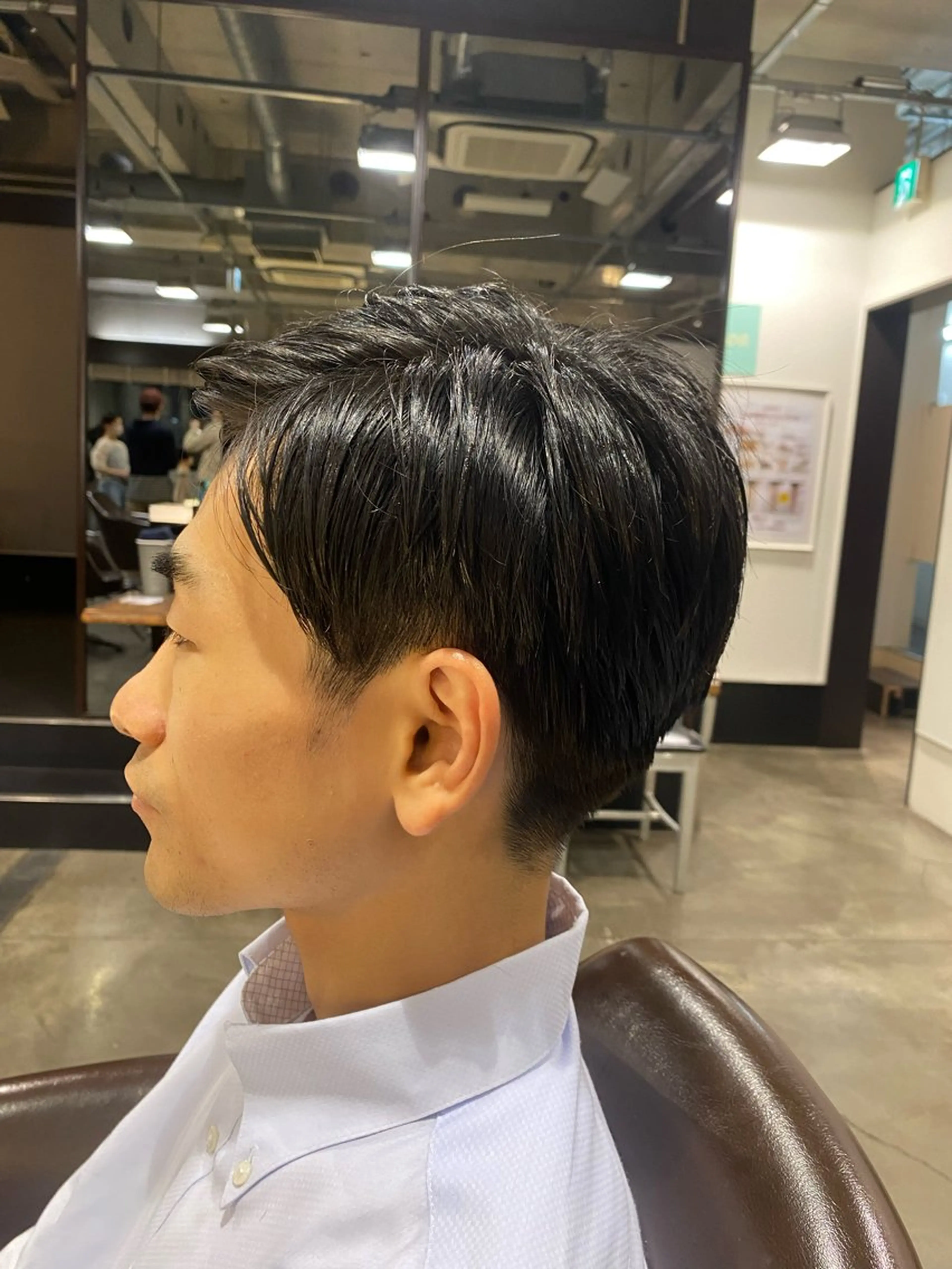 メンズ タツキ／レイヤー／ パーマ／艶カラーのヘアスタイル