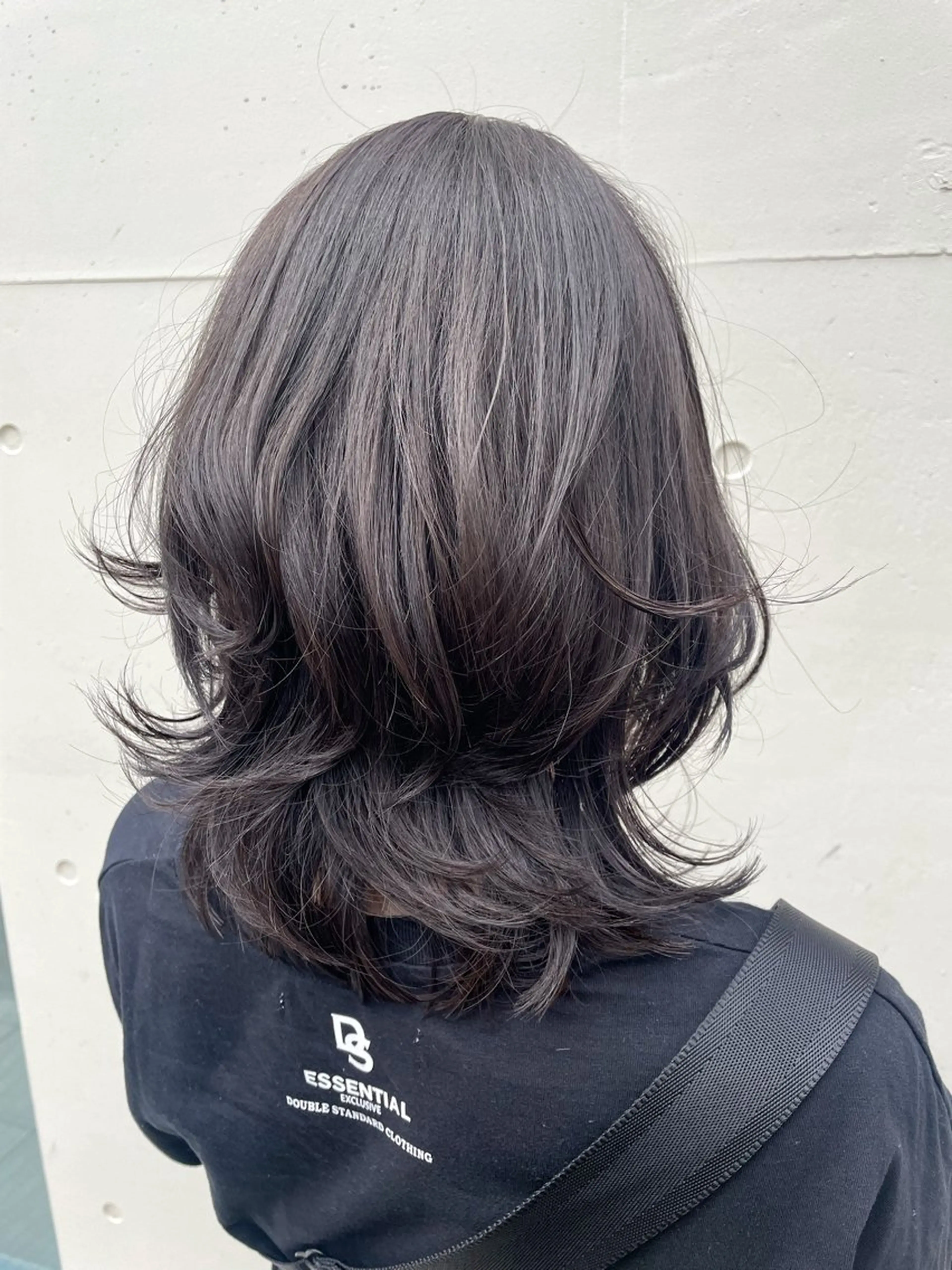 ミディアム カラー Lucca Lance経堂店【ルッカランス】所属・美髪矯正/髪質改善/ 福崎航平のヘアスタイル