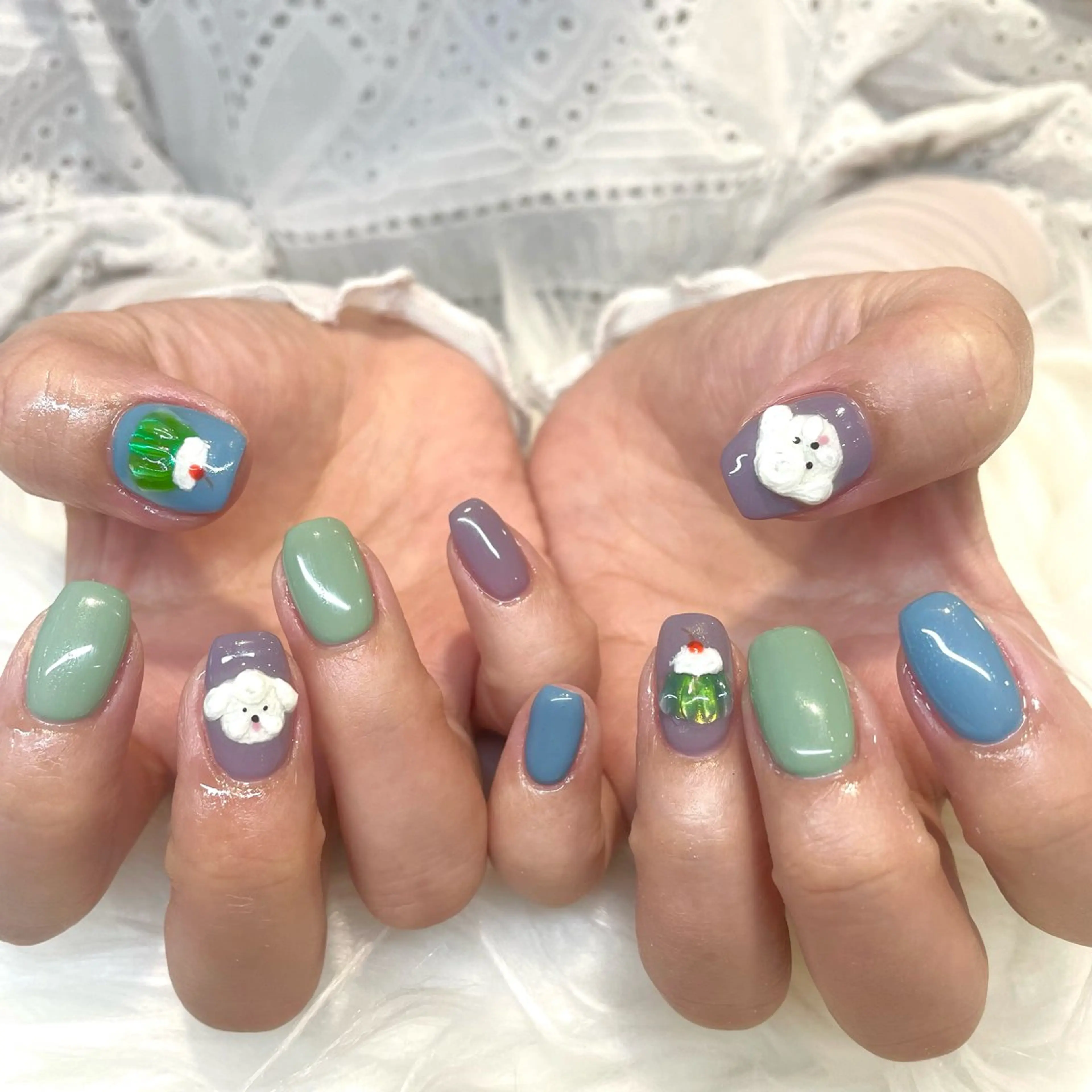 ネイル ハンドネイル 新井 ひなののネイルデザイン