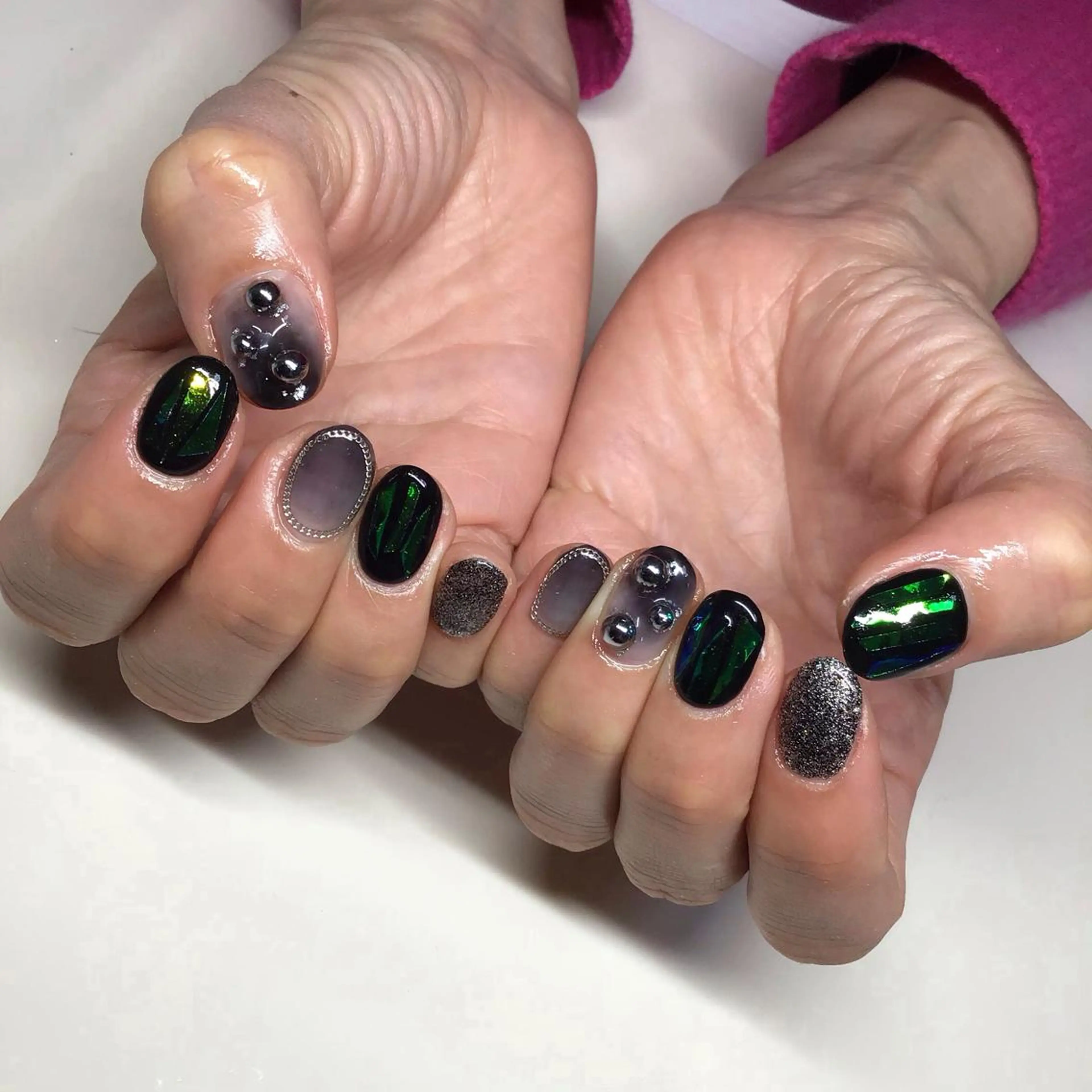 ネイル ニュアンスネイル 福田 加奈のネイルデザイン