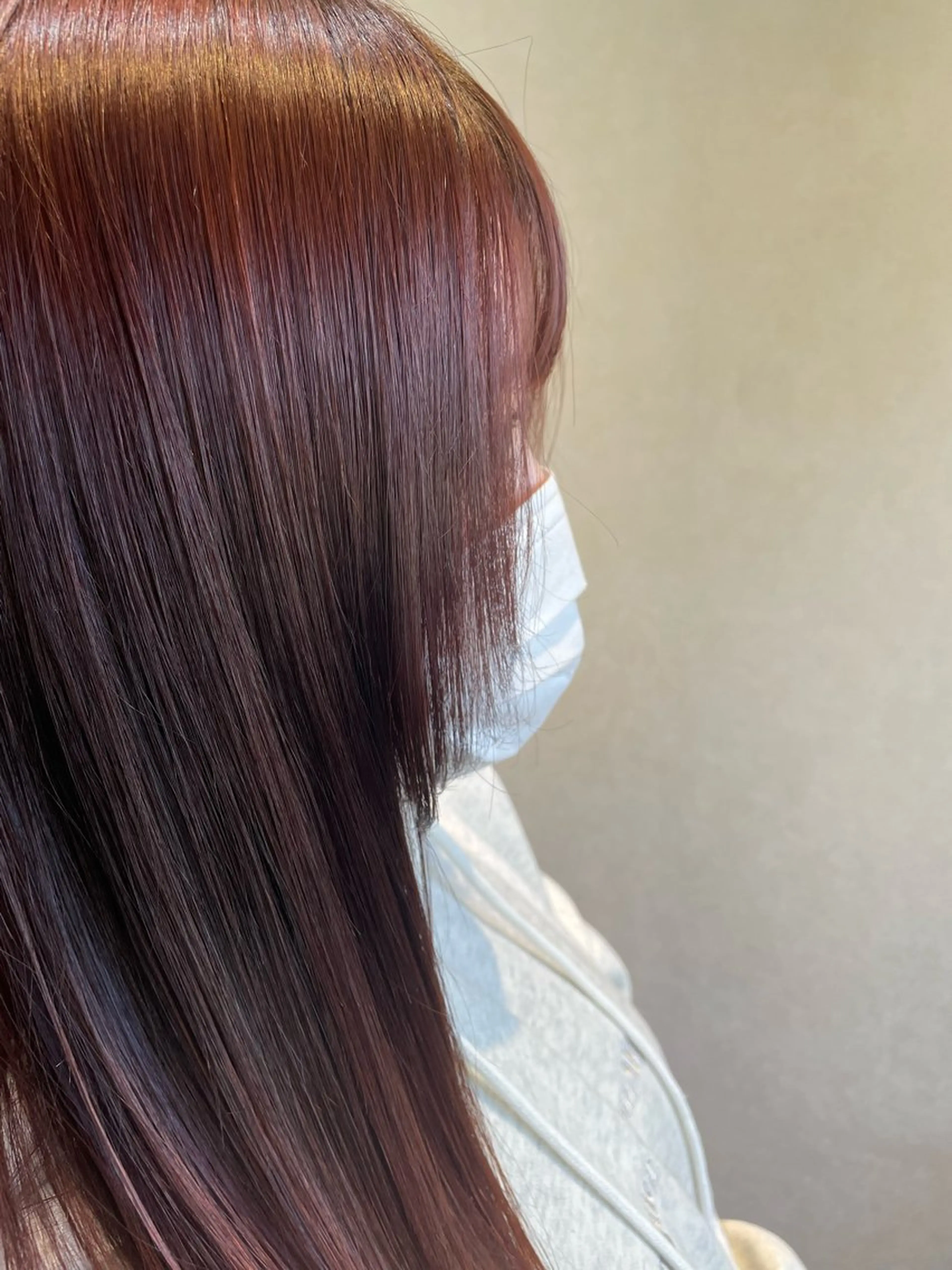 ロング カット ヘアカラー トリートメント 柳井 準平のヘアスタイル