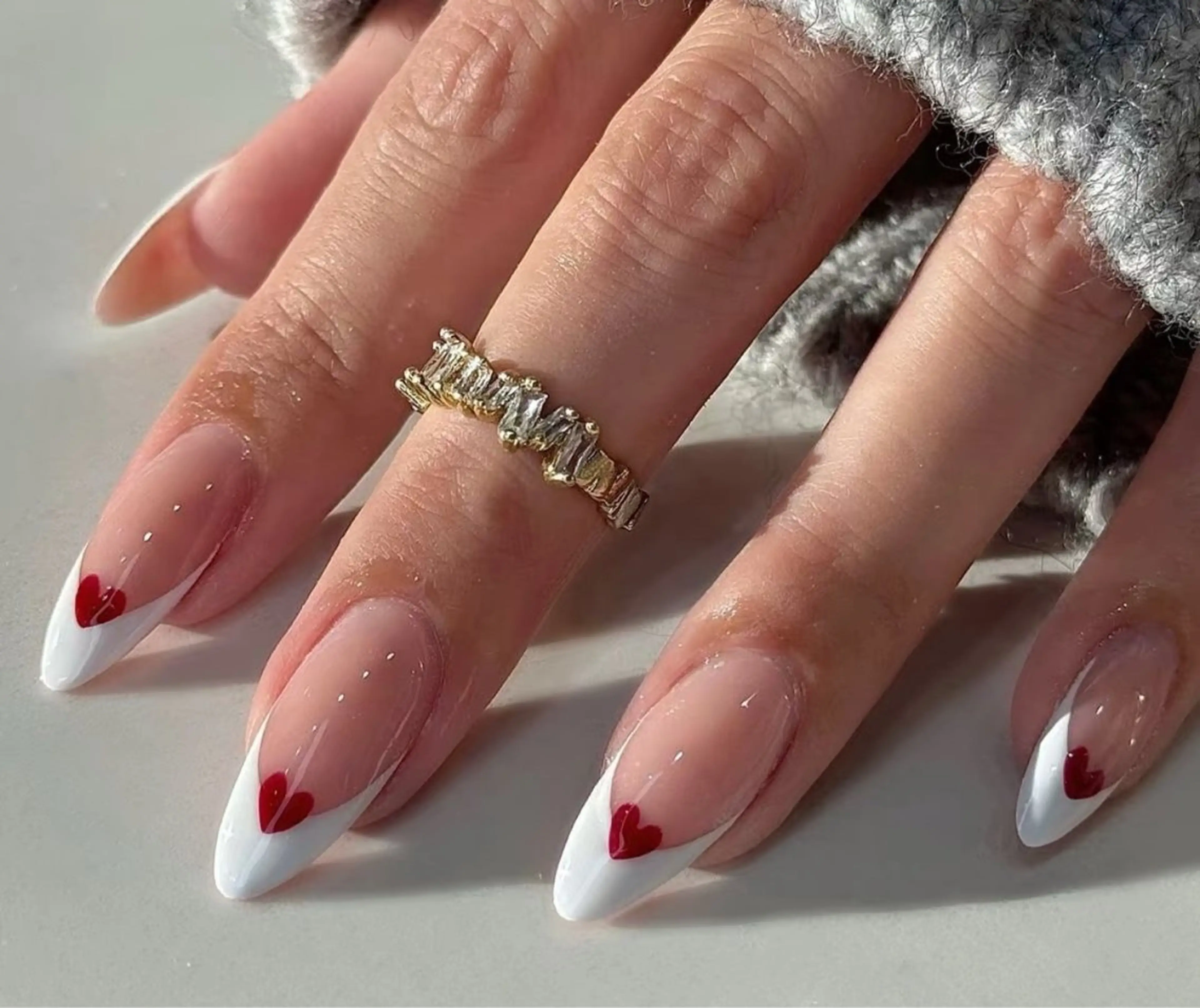 ネイル アートネイル チークネイル フレンチネイル ガラスフレンチ マグネットネイル ハンドネイル 🎀🎀YooLi Nail Salonのネイルデザイン