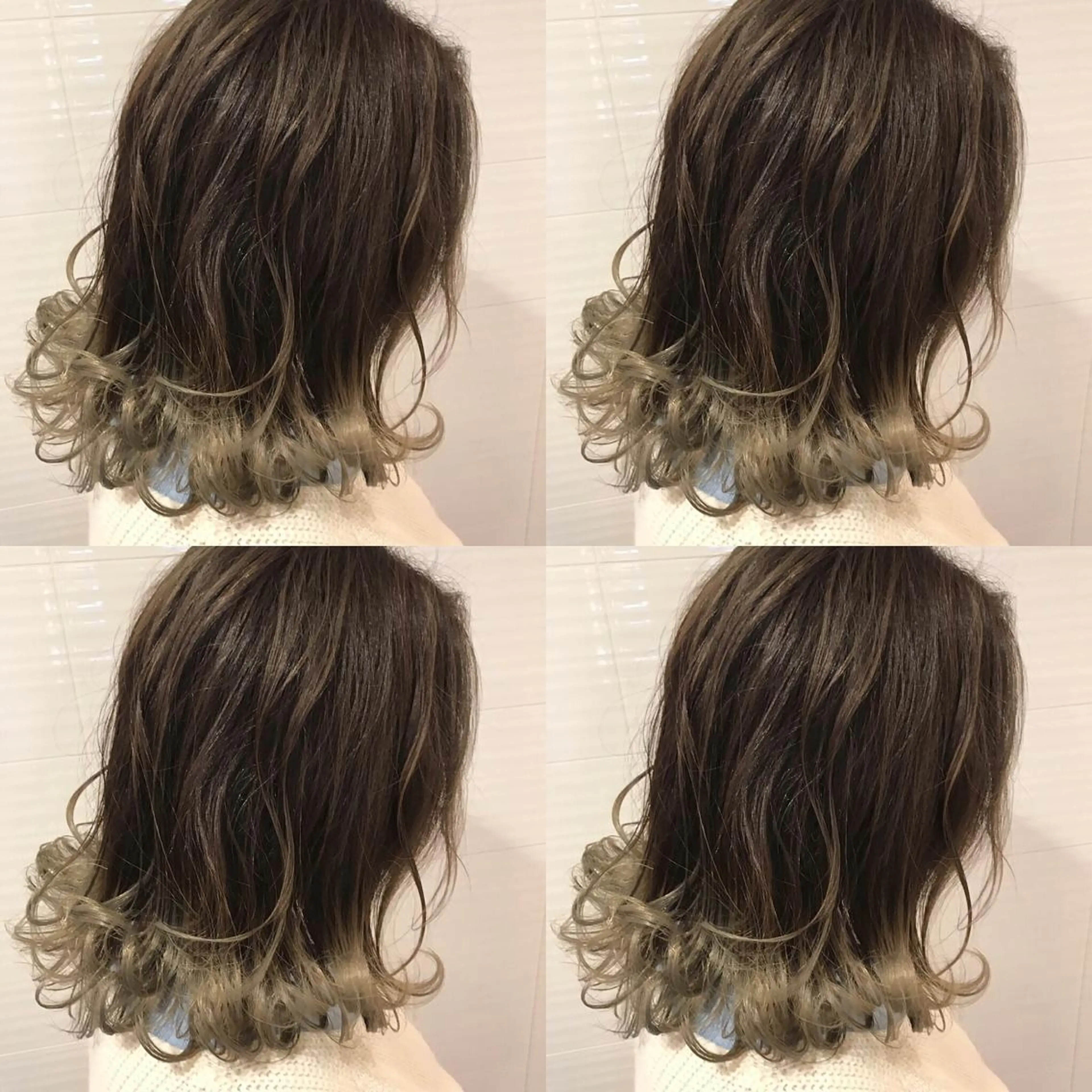 ミディアム カラー パーマ ヘアアレンジ 外国人風カラー 🫧代表/新宿駅近/ 限定価格🫧田辺貴裕のヘアスタイル