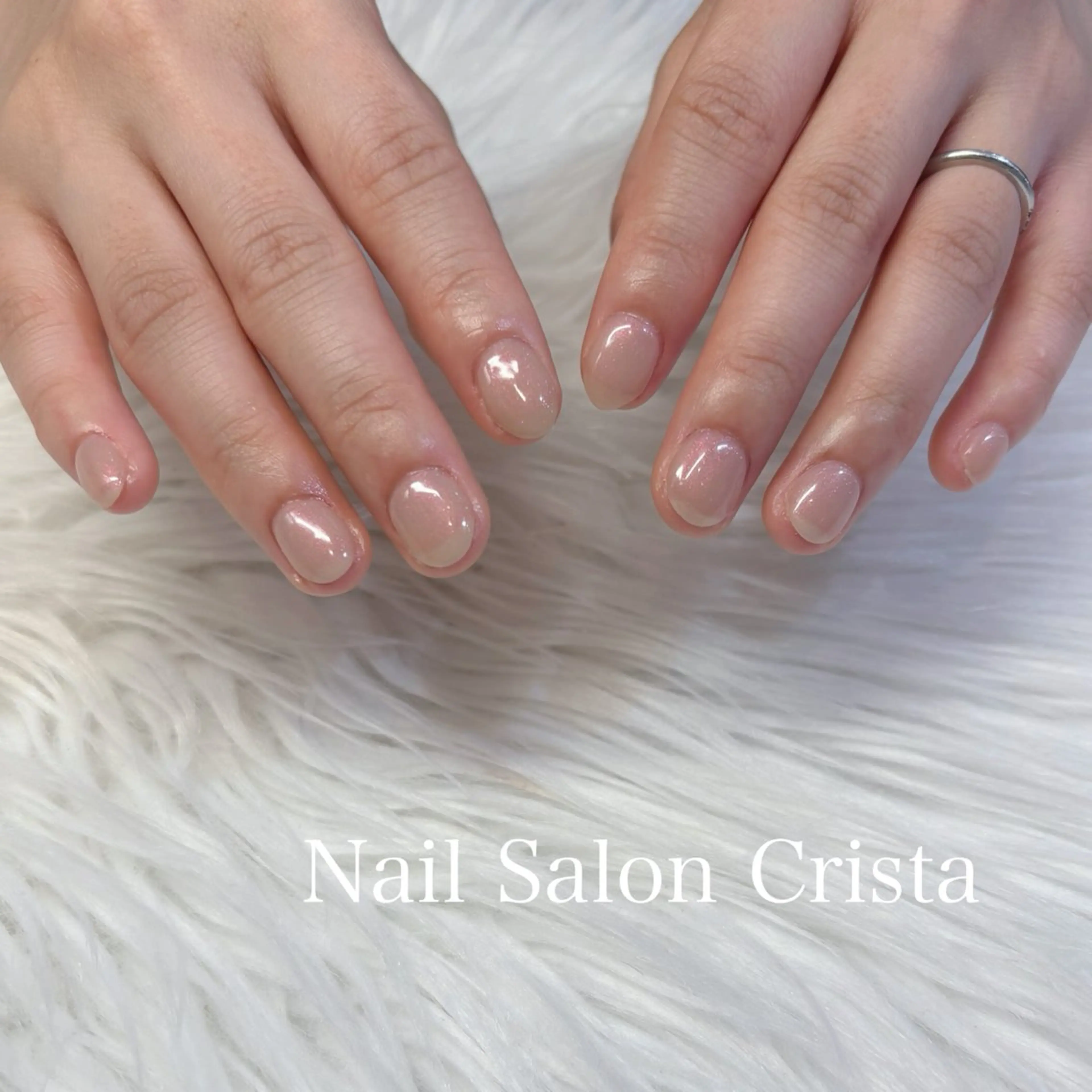 ネイル フットネイル ジェルネイル マグネットネイル オフィスネイル ワンカラーネイル ハンドネイル NAILSALON CRISTA所属・🤍CRISTA yui🤍のネイルデザイン