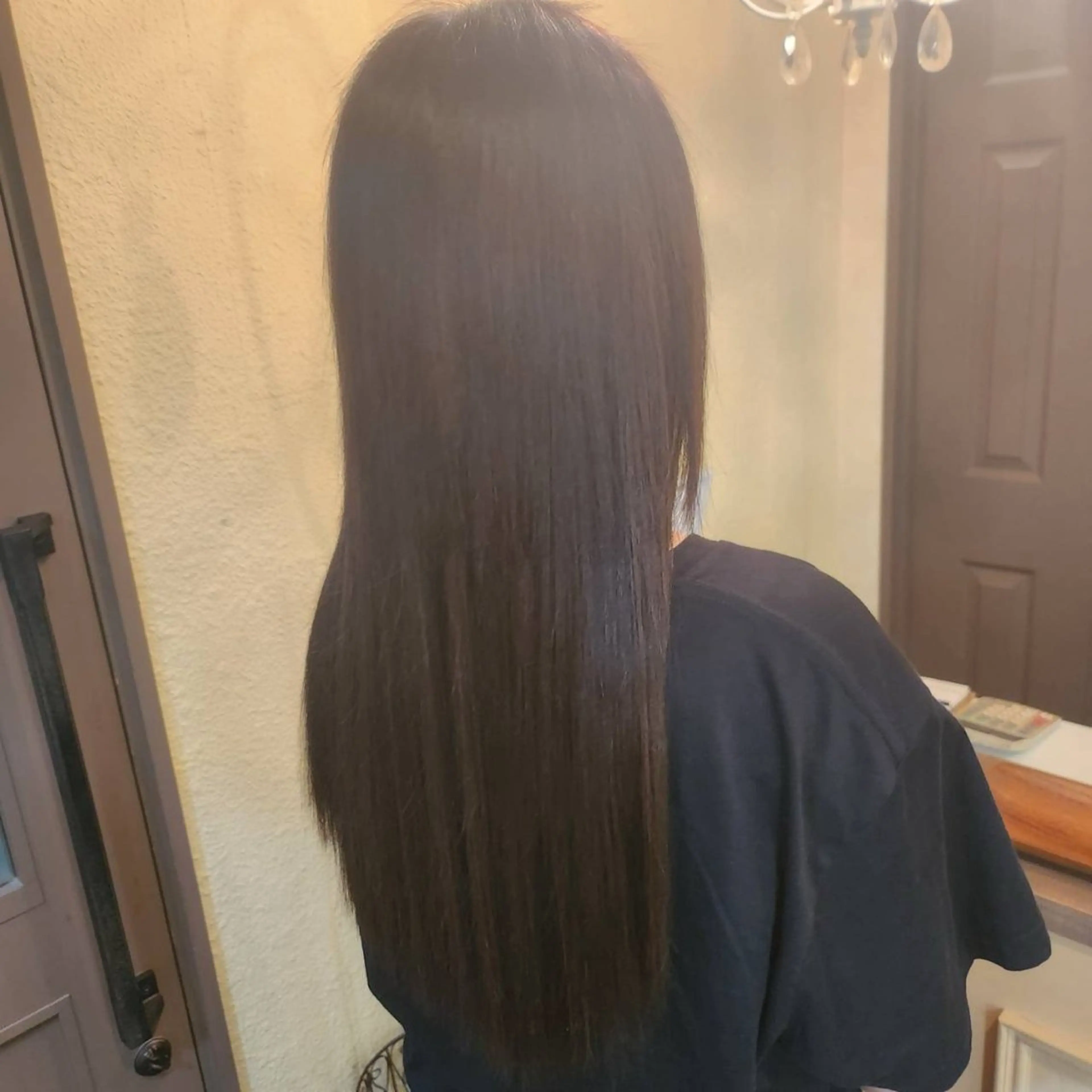 ロング ヘアアレンジ シールエクステ エクステ カット エクステ MagicMush ✴︎シールエクステのヘアスタイル