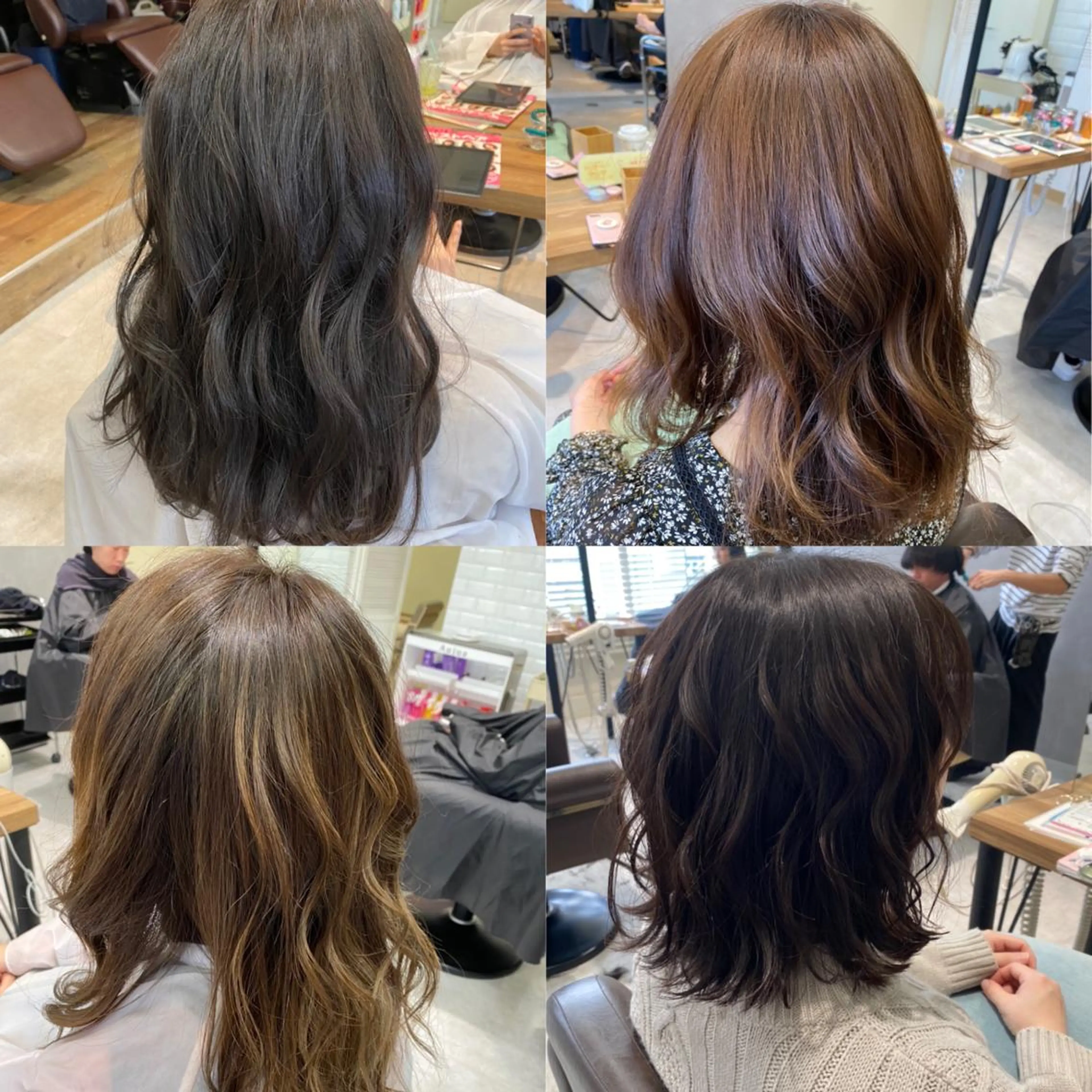 セミロング カラー 【髪質改善　艶髪】 布川　莉穂のヘアスタイル