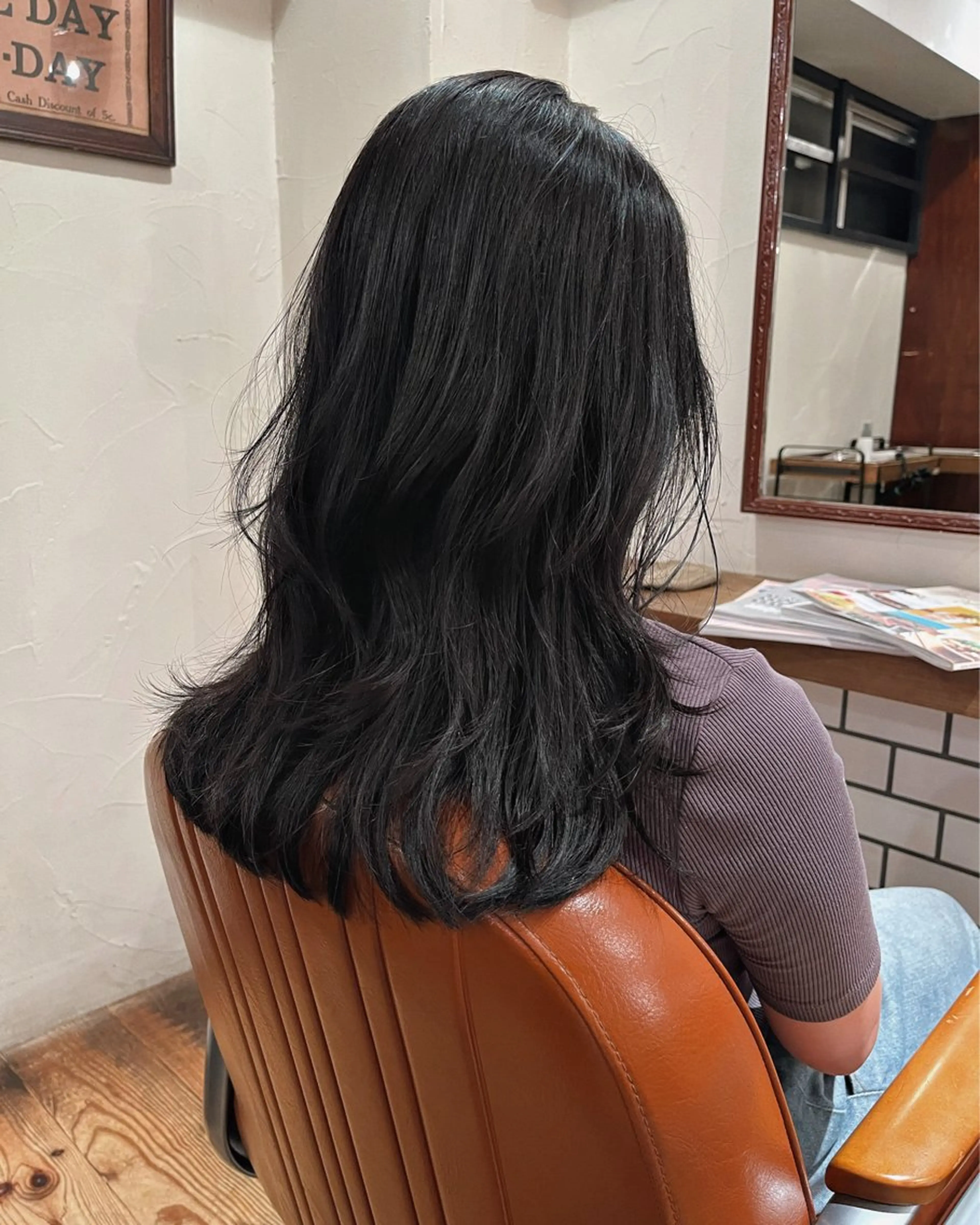 ロング カラー レイヤーカット 🧸メンズカット 🧸conatsuのヘアスタイル