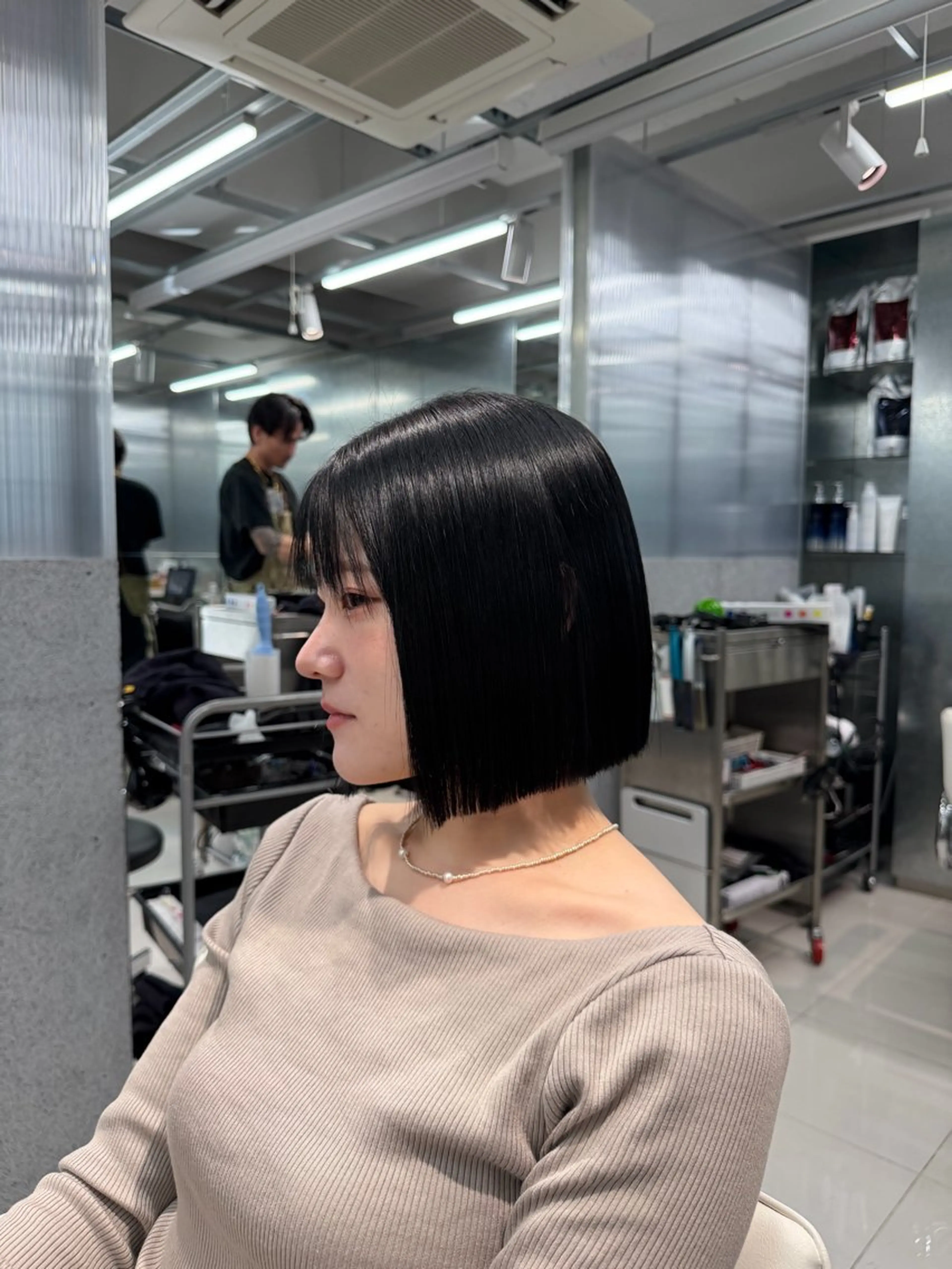 ショート ボブ カット トリートメント 渋谷/ボブ×髪質改善 輝来のヘアスタイル