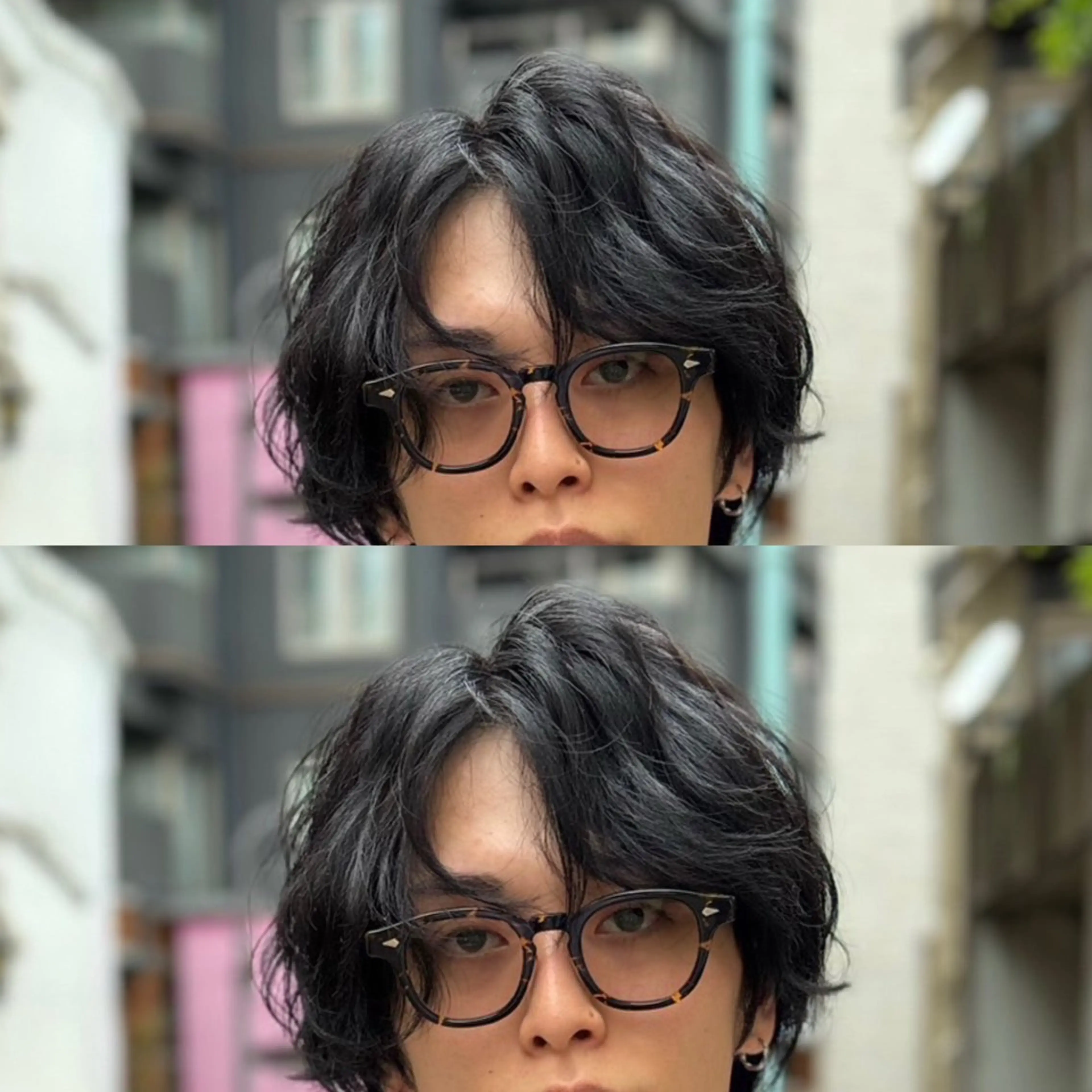 パーマ メンズ センターパート メンズパーマ カット パーマ トリートメント メンズカット/パーマ 艶カラーTAIGA︎のヘアスタイル