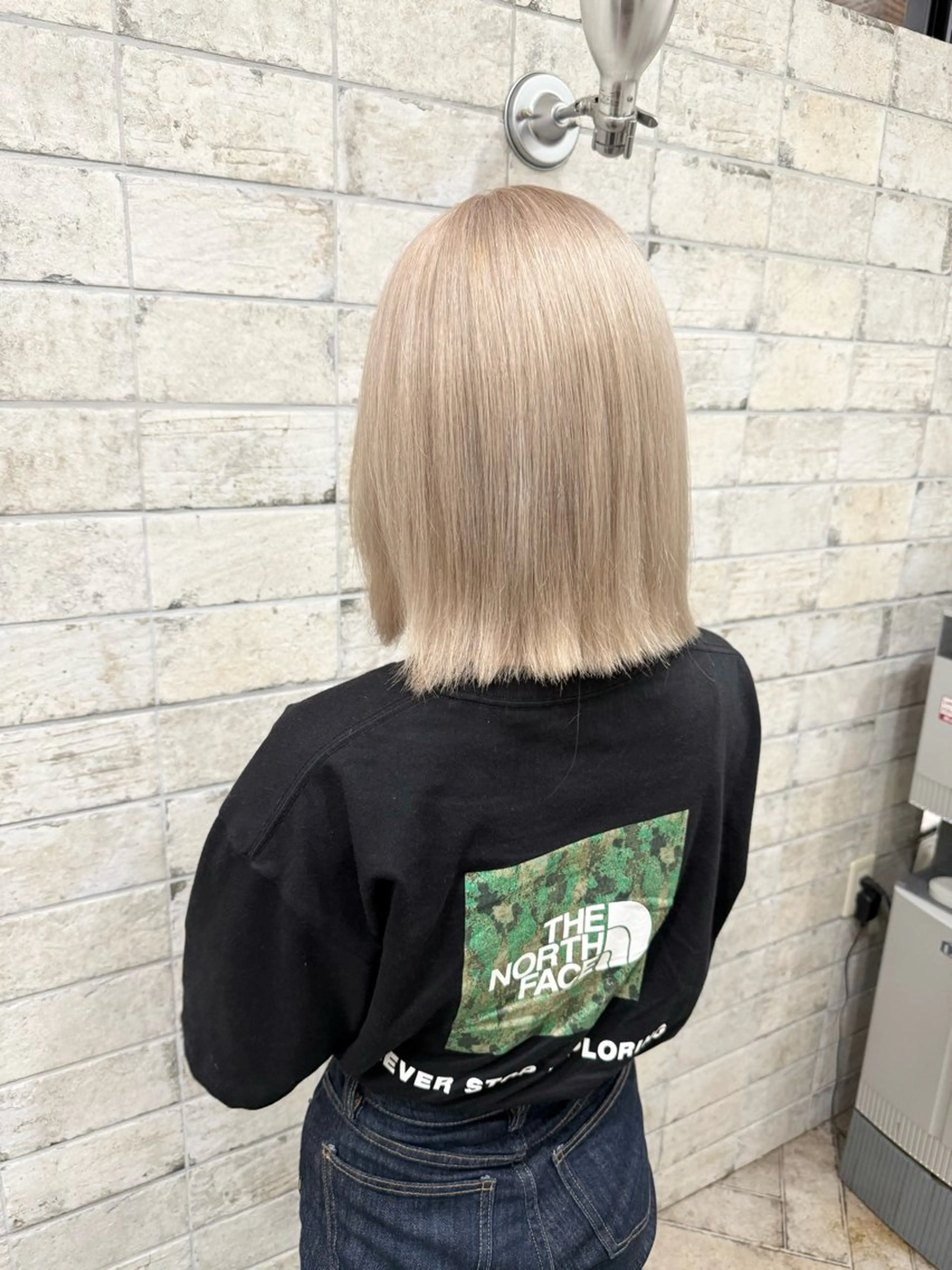 ミディアム カラー カット ヘアカラー トリートメント 店長 奈須 雄紀のヘアスタイル