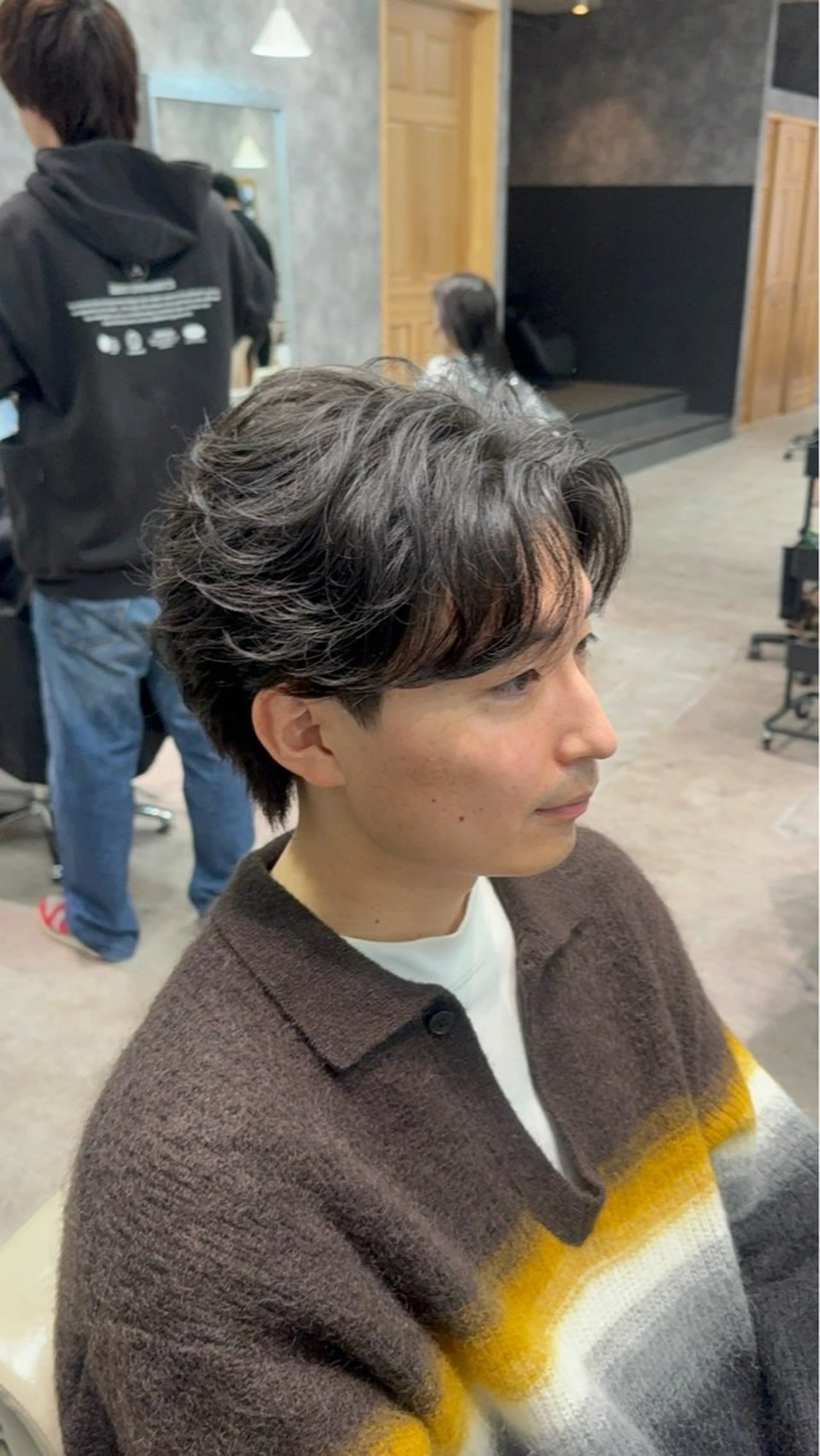 メンズ カット パーマ 進藤彪雅/メンズ/ 千葉駅【GENiE】のヘアスタイル