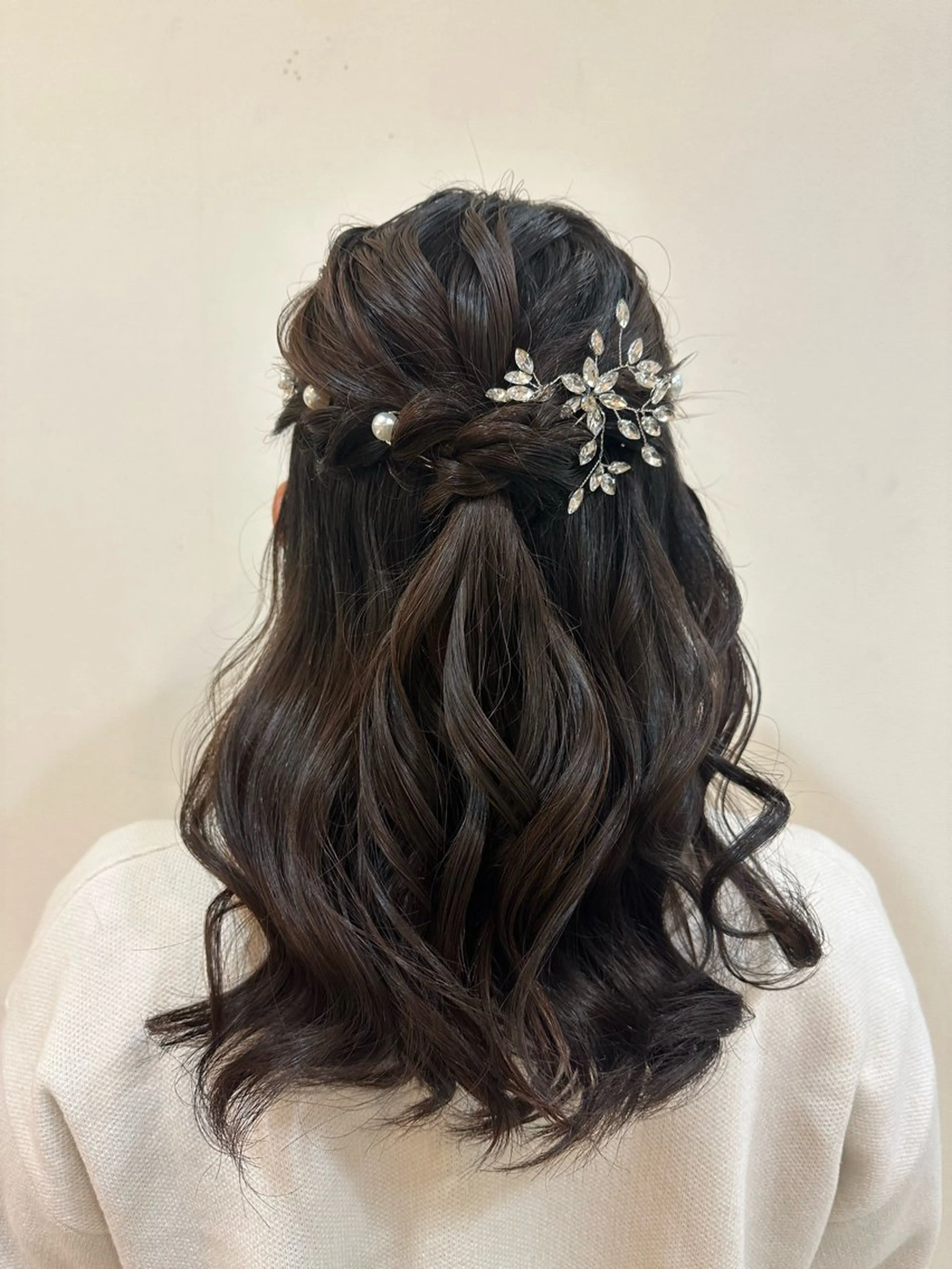 ミディアム ヘアセット シールエクステ✨️韓 国羽エクステ🪽和希のヘアスタイル