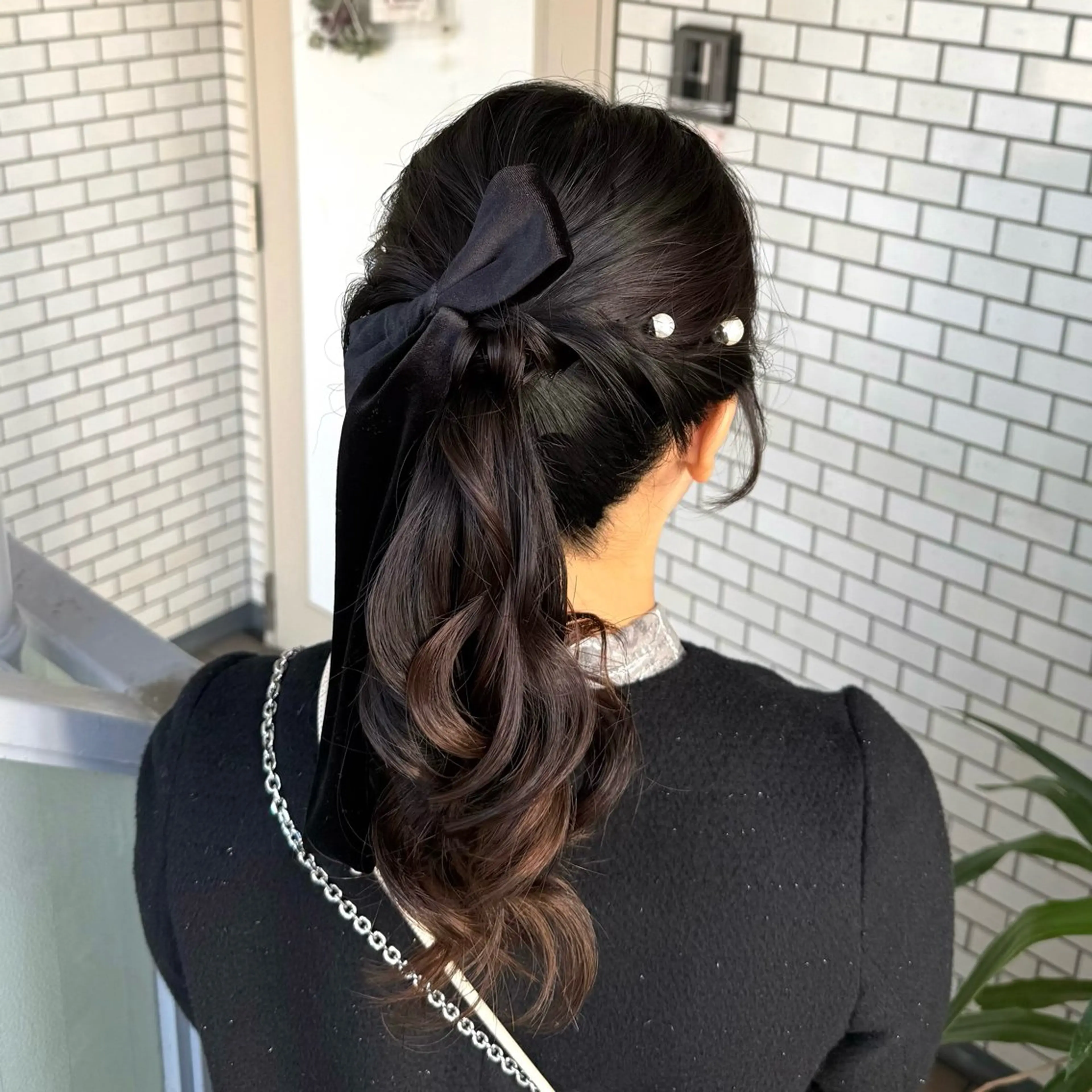 セミロング デート 卒業式のヘアスタイル ヘアセット 褒められヘアメイク /‎ボブ女子🐶みおのその他イメージ