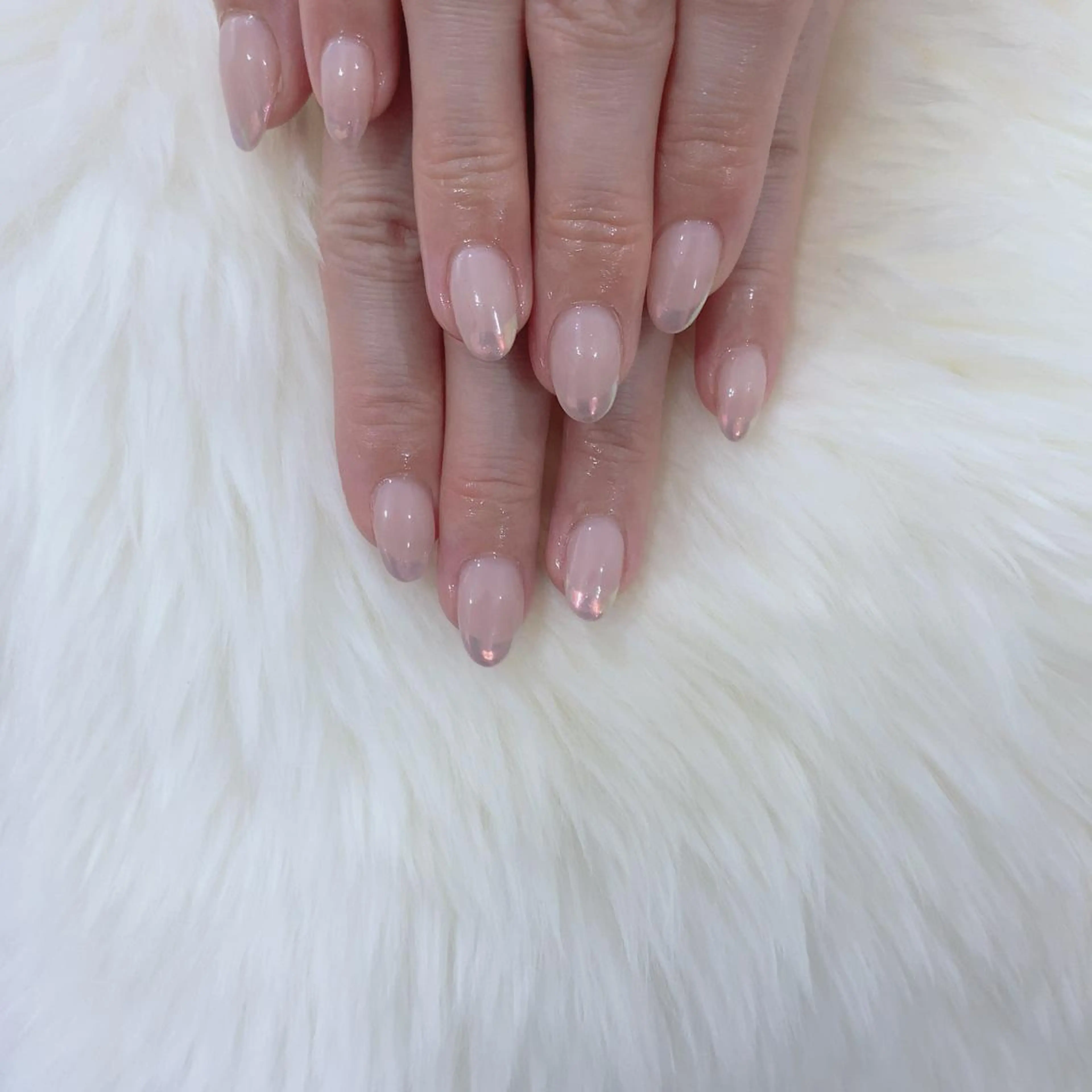 ネイル フレンチネイル ミラーネイル SOL NAILのネイルデザイン