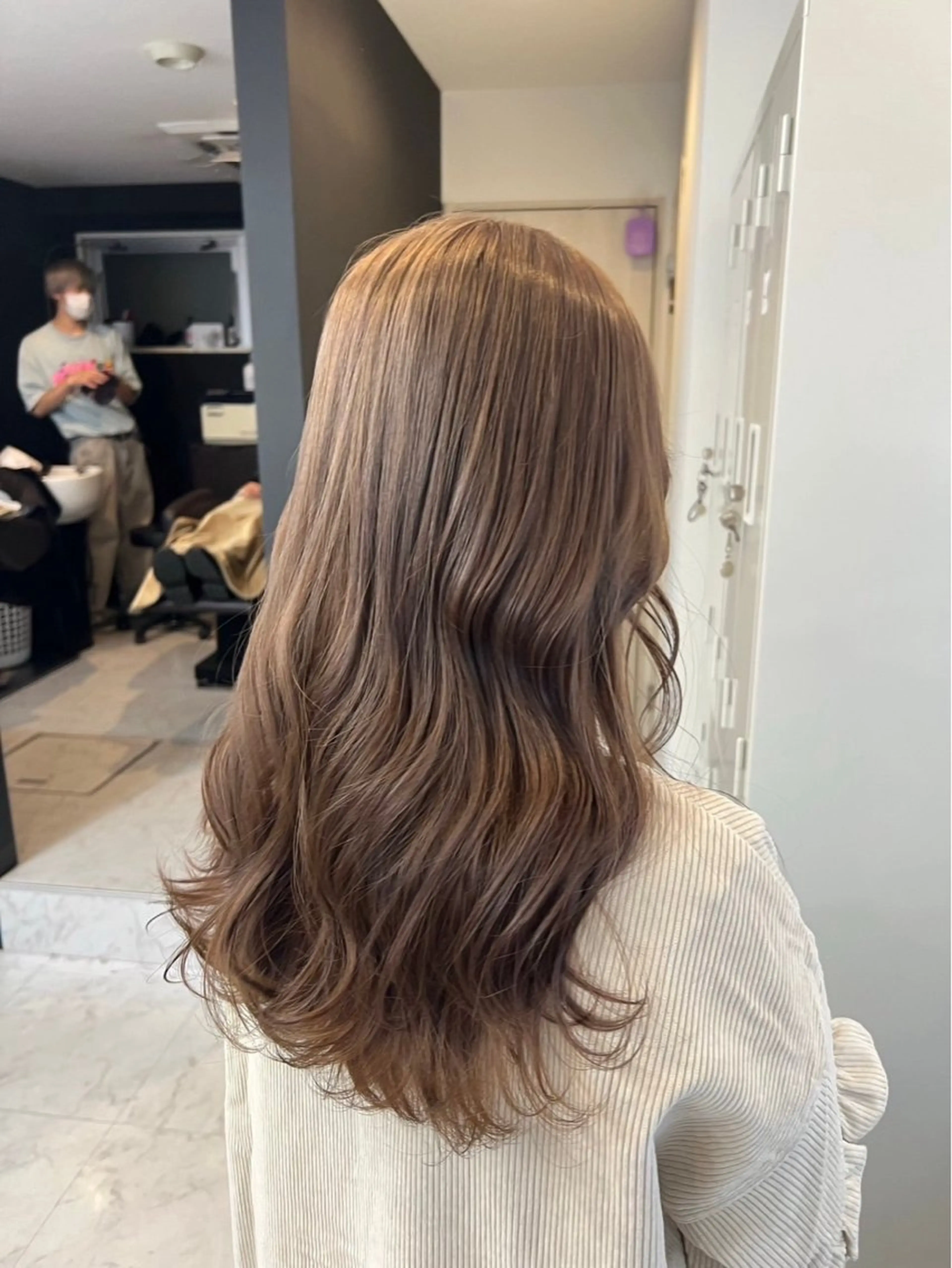 ロング カラー カット ヘアカラー トリートメント ブリーチ×レイヤー ×エクステ💫ひかるのヘアスタイル