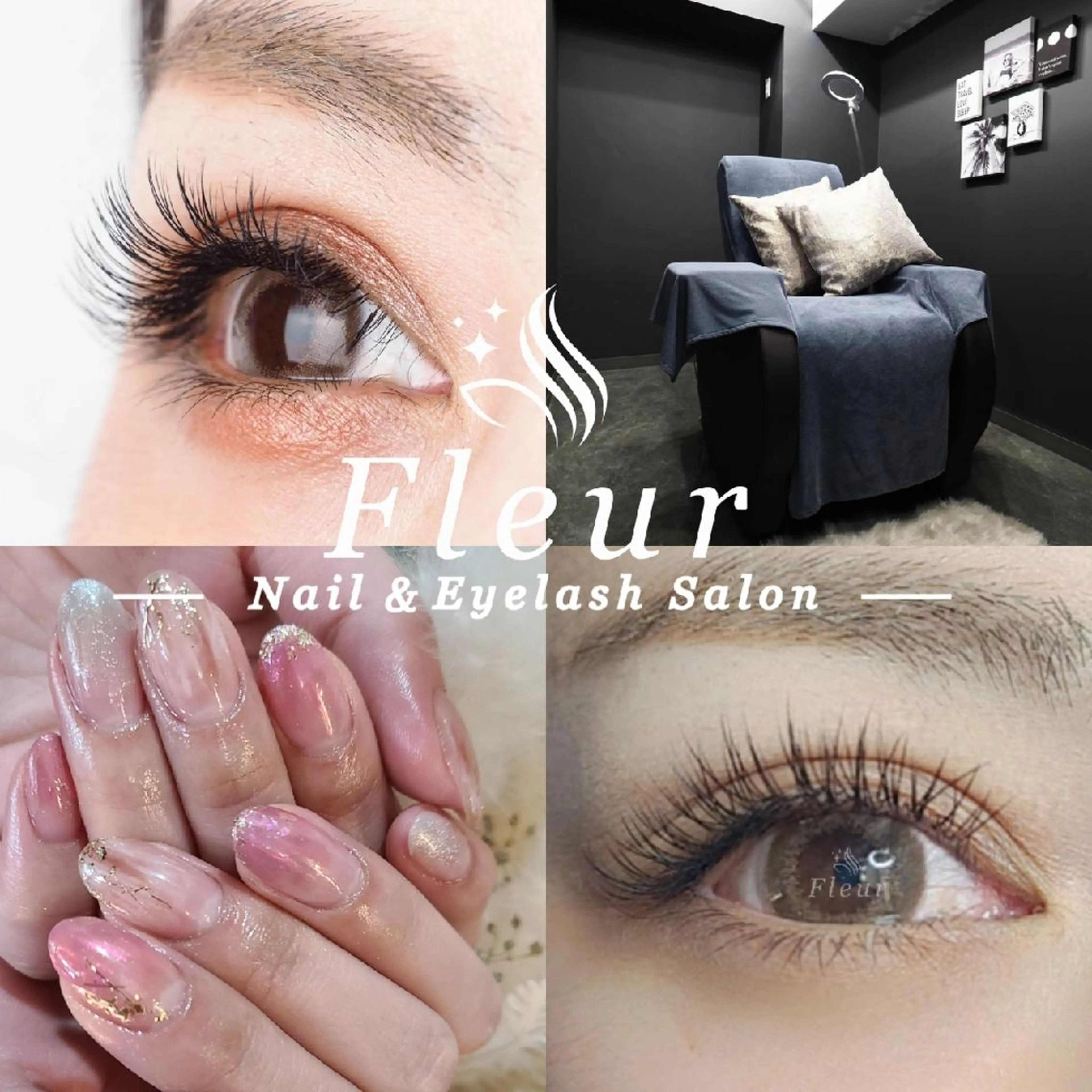 マツエク・マツパ ネイル nail&eye ♡Fleur♡のネイルデザイン