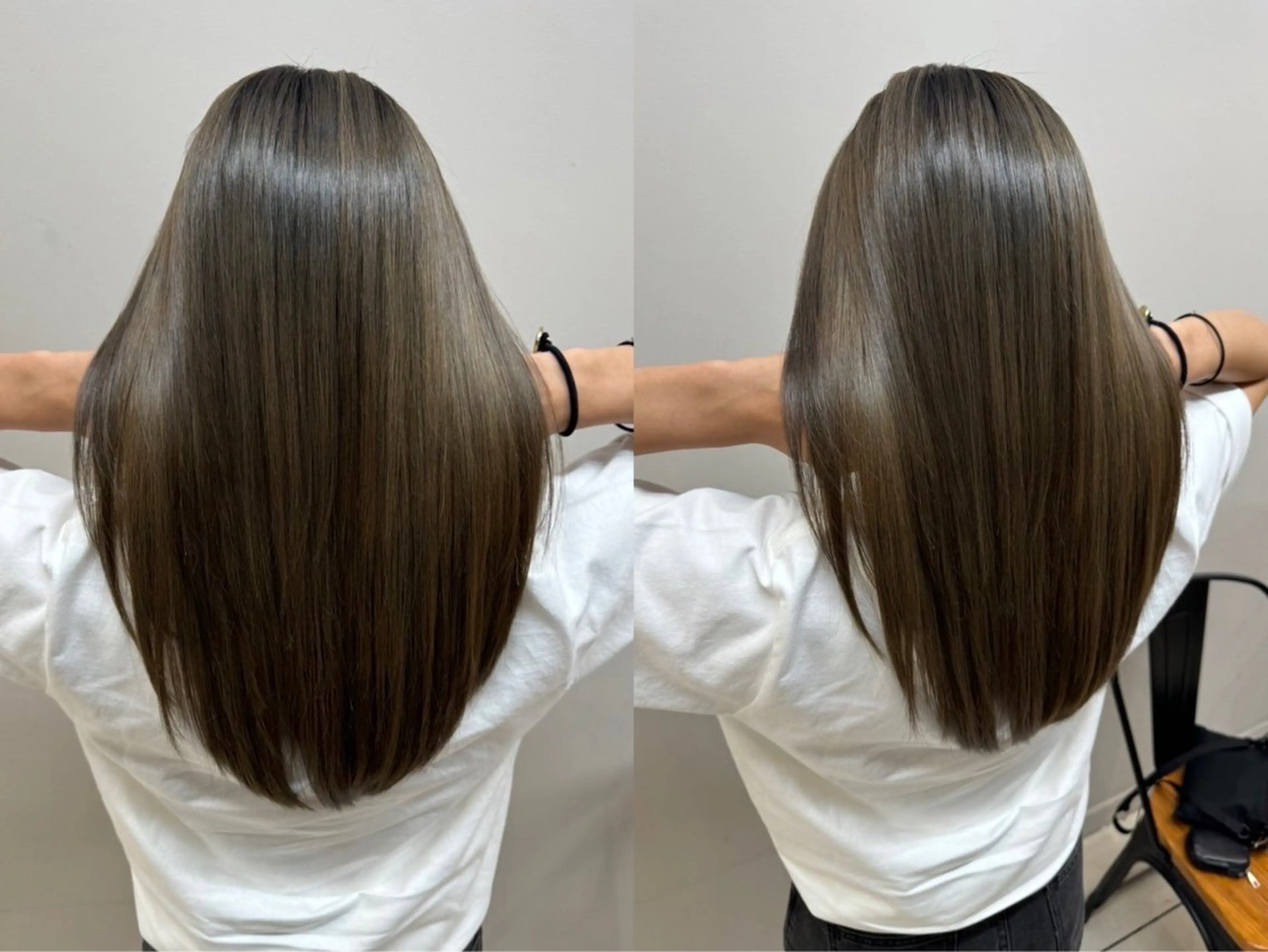 カット＋艶カラー＋髪質改善トリートメントの写真