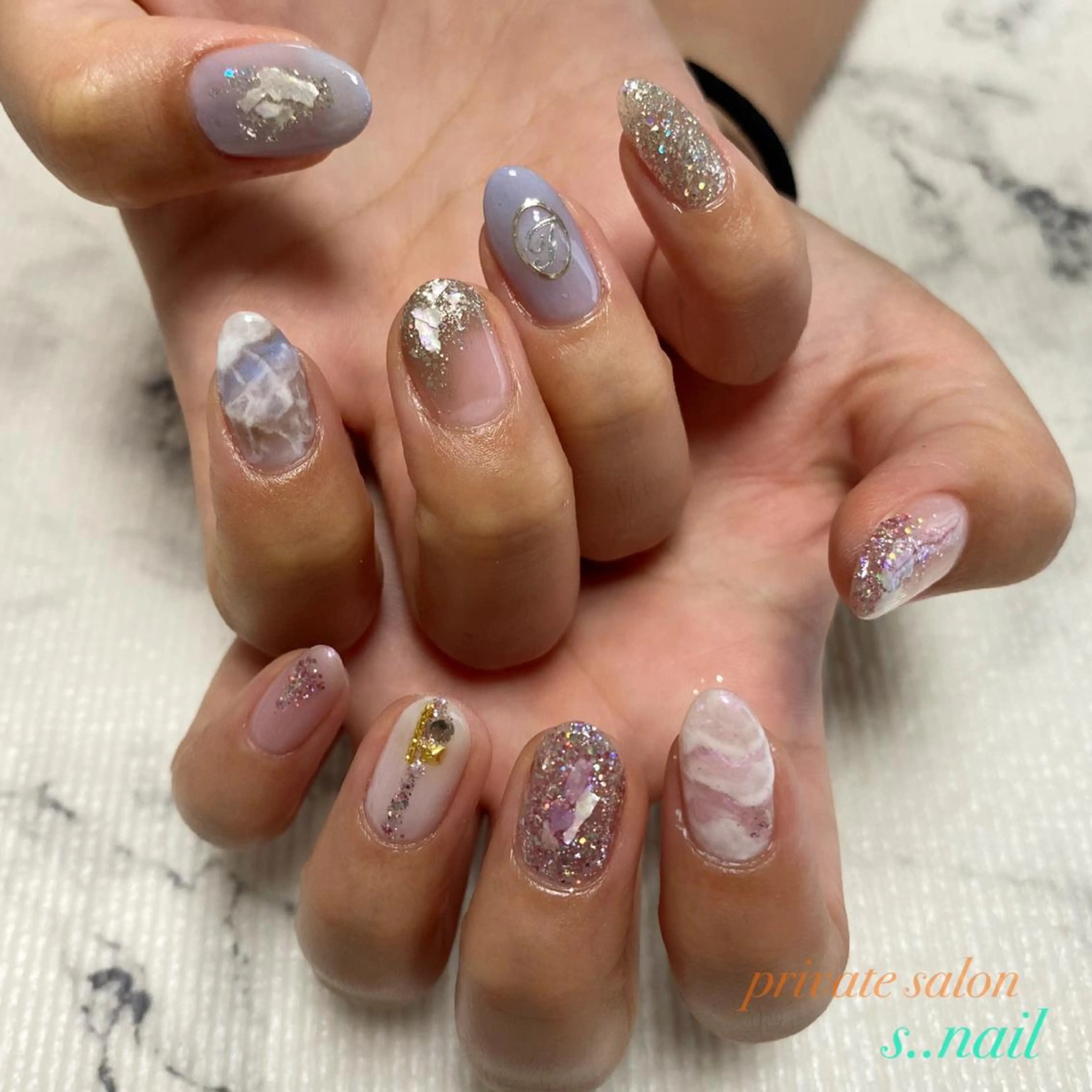 ネイル 持ち込み ハンドネイル フットネイル s..nail / MORITAのネイルデザイン