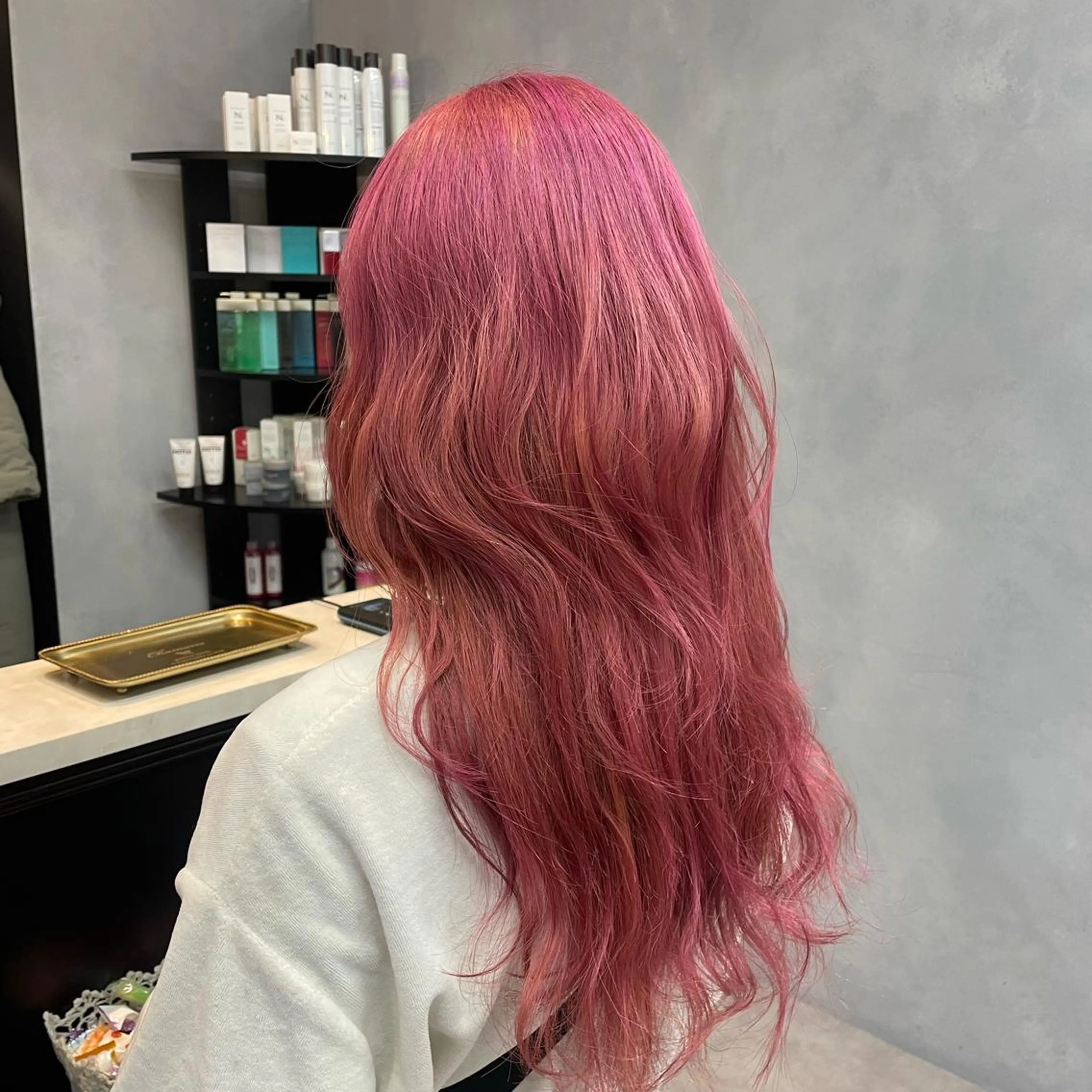 ロング カット ヘアカラー 🫧艶髪/ブリーチ 🐳honami🫧のヘアスタイル