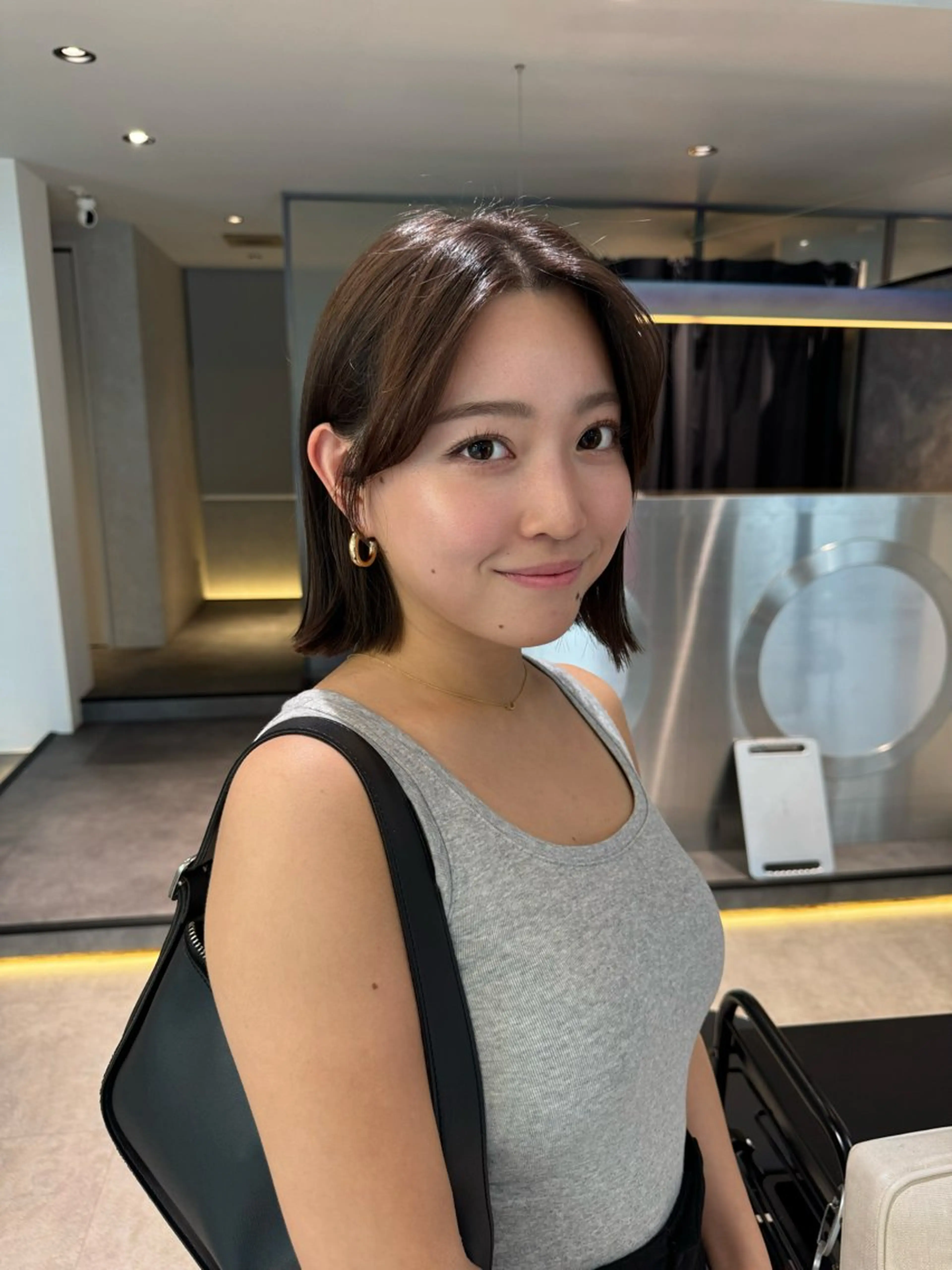 ミディアム カット トリートメント Qin shaire salon 原宿所属・🌿パーマ/ボブ/ レイヤー/Mikiのヘアスタイル