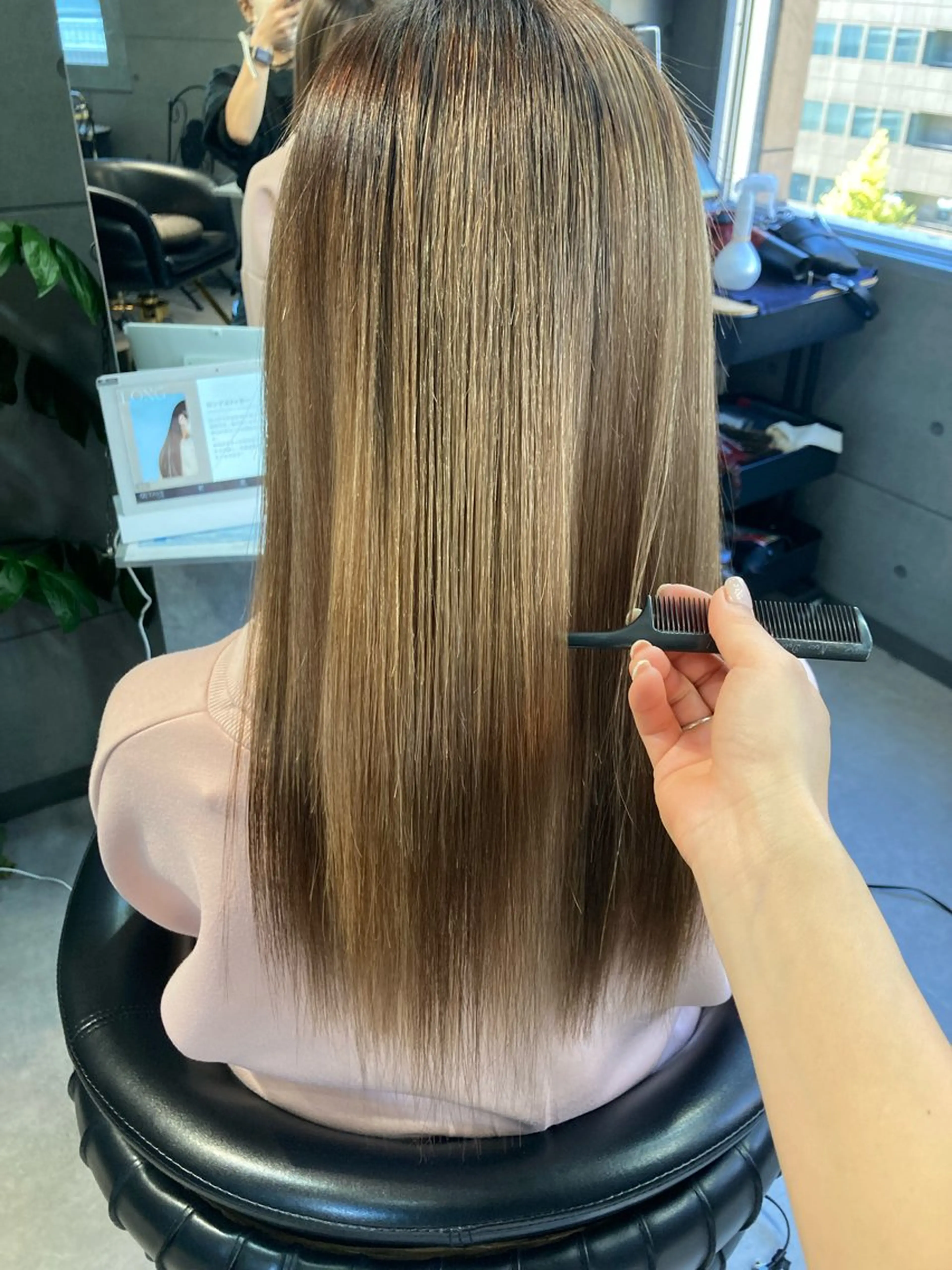 ロング トリートメント 髪質改善☺︎縮毛矯正 ふじい まりんのヘアスタイル