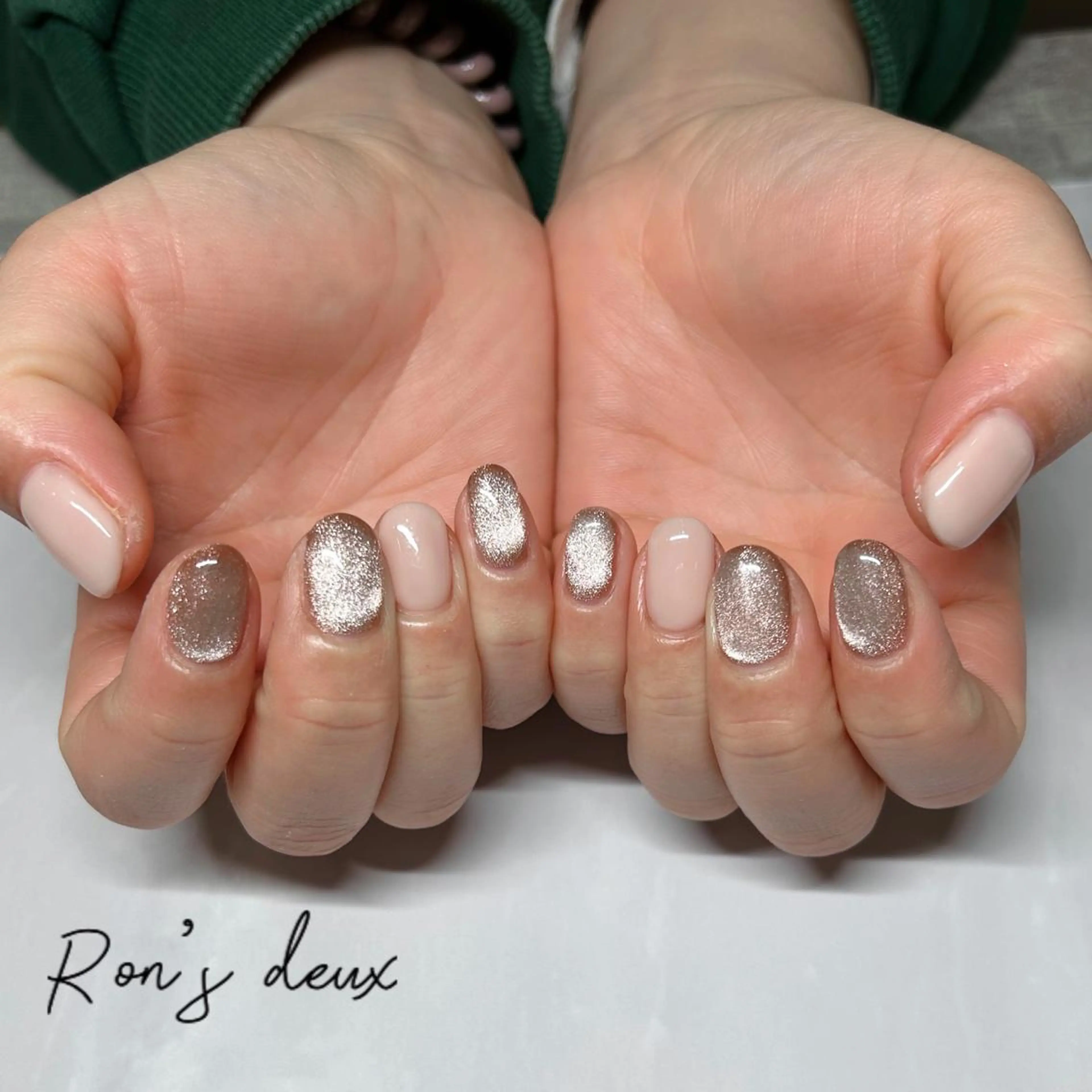 ネイル マグネットネイル Ron's nail 笹岡のネイルデザイン