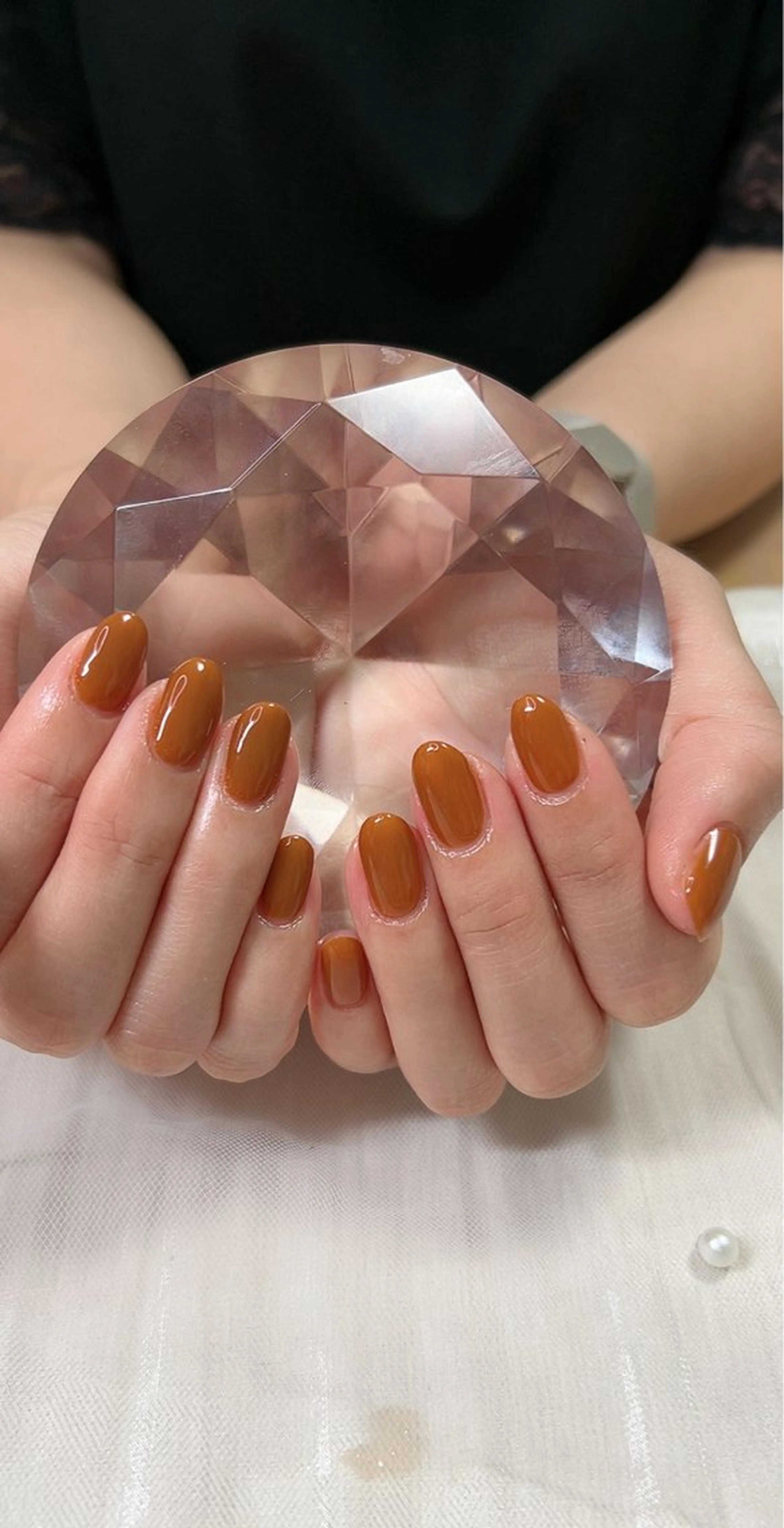 ネイル べっ甲ネイル ラメ(グリッター) オフィスネイル シンプルネイル Cute Tips nailのネイルデザイン