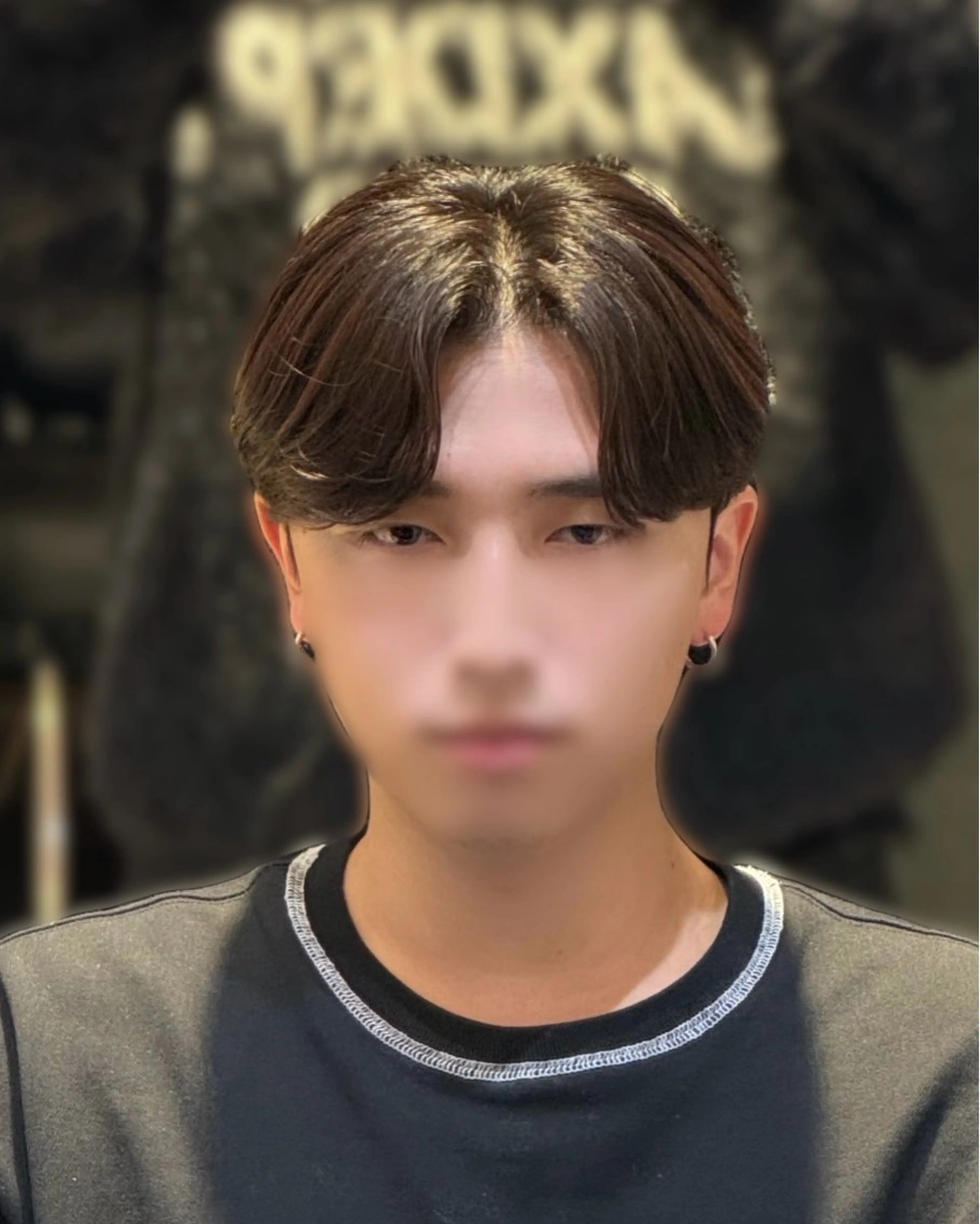 ショート パーマ メンズ YUKI🇰🇷 カルマ／ダウンパーマのヘアスタイル