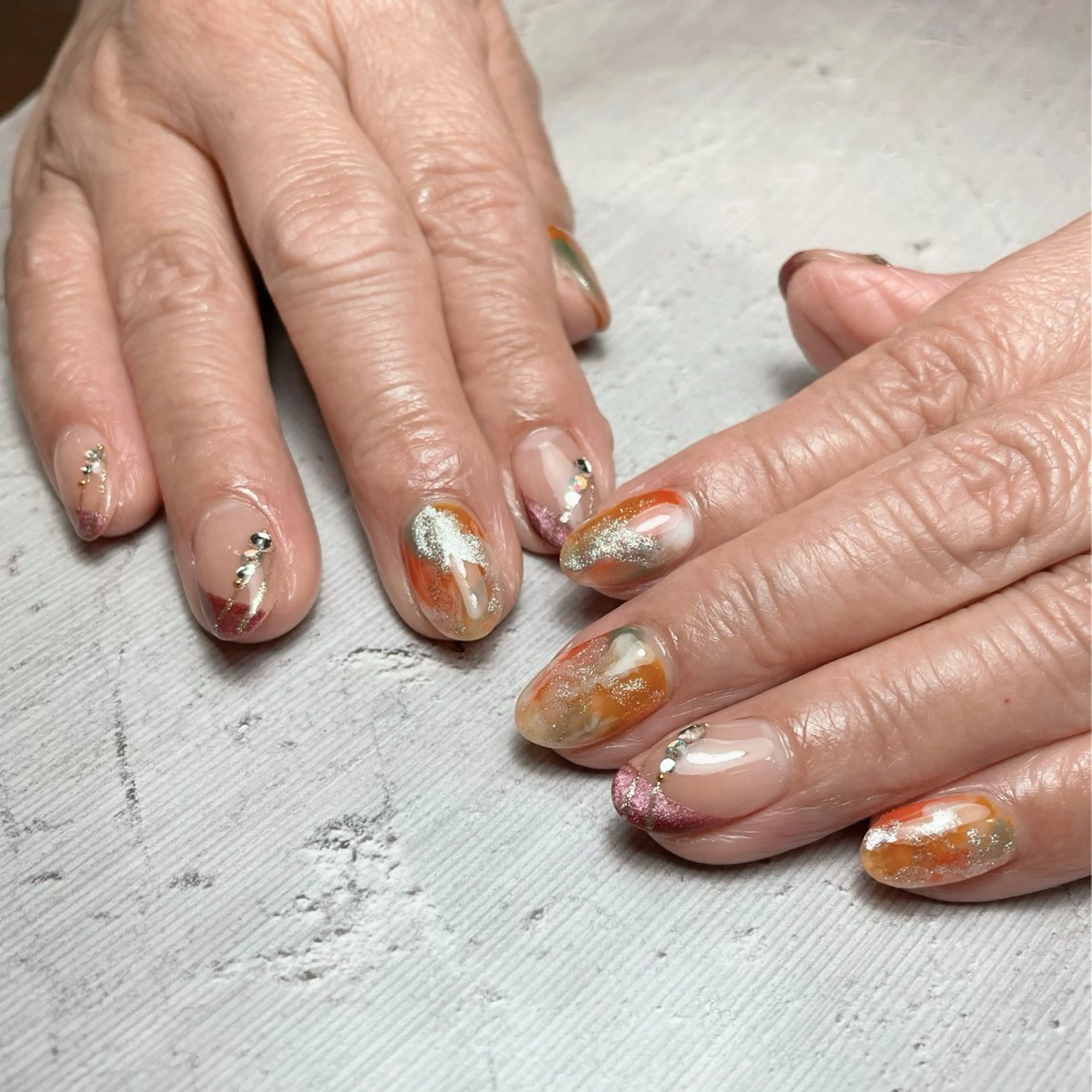 ネイル ハンドネイル nail&eyelash mate所属・京都/東向日/桂 ayumiのネイルデザイン