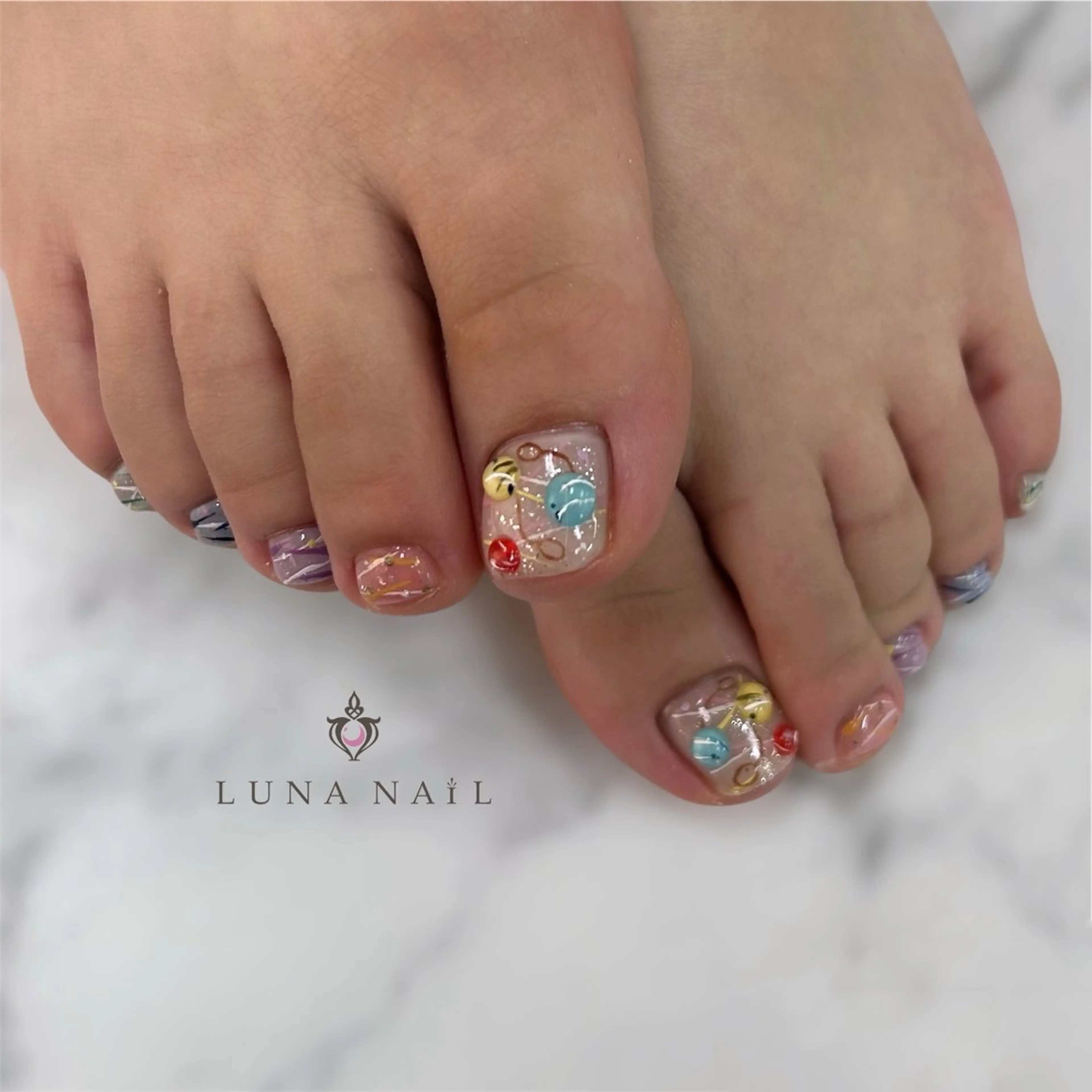 ネイル フットネイル アトリエ　ミモザ所属・いまむら あかりのネイルデザイン