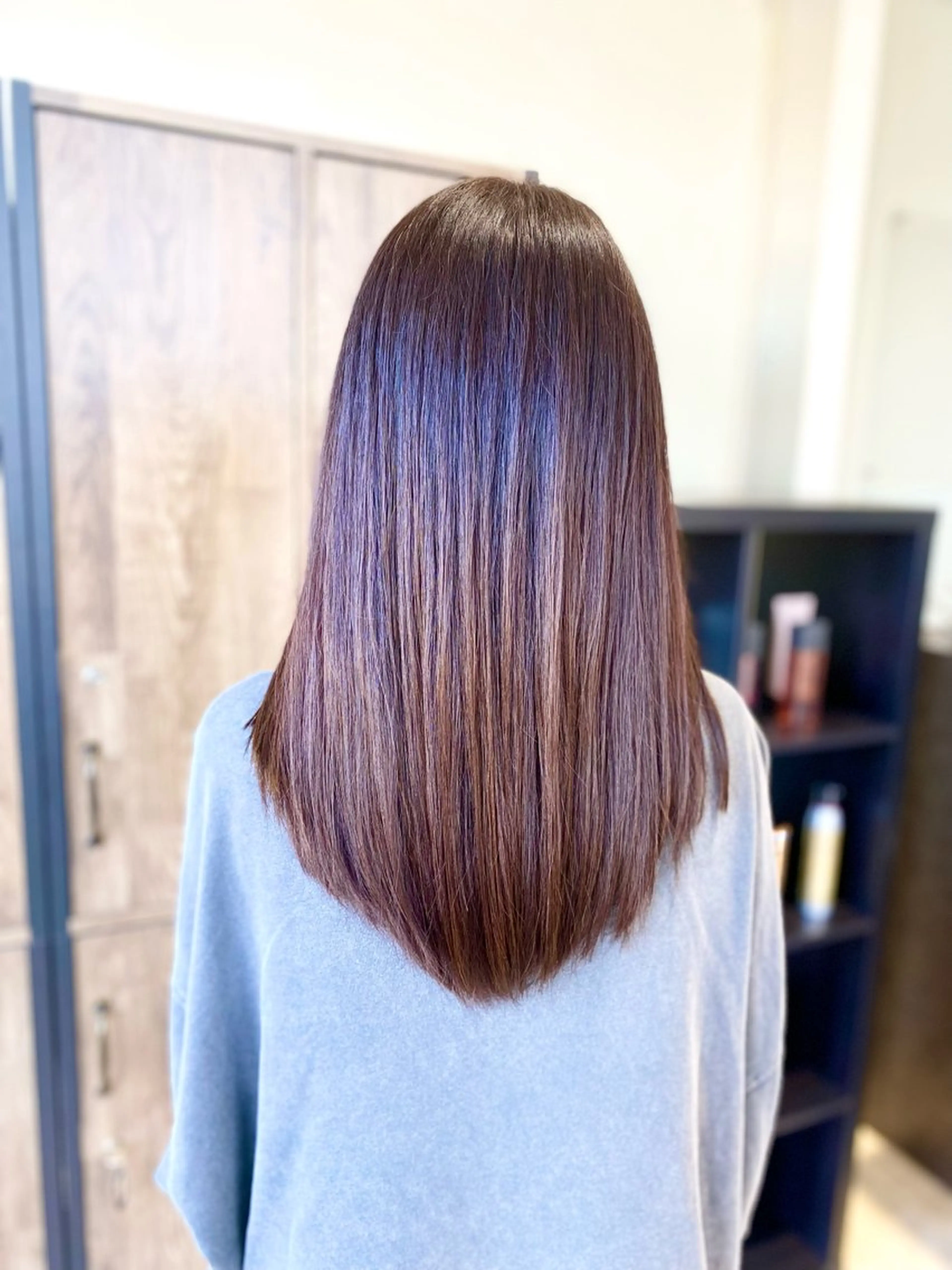 カット＋縮毛矯正＋トリートメント🍃の写真