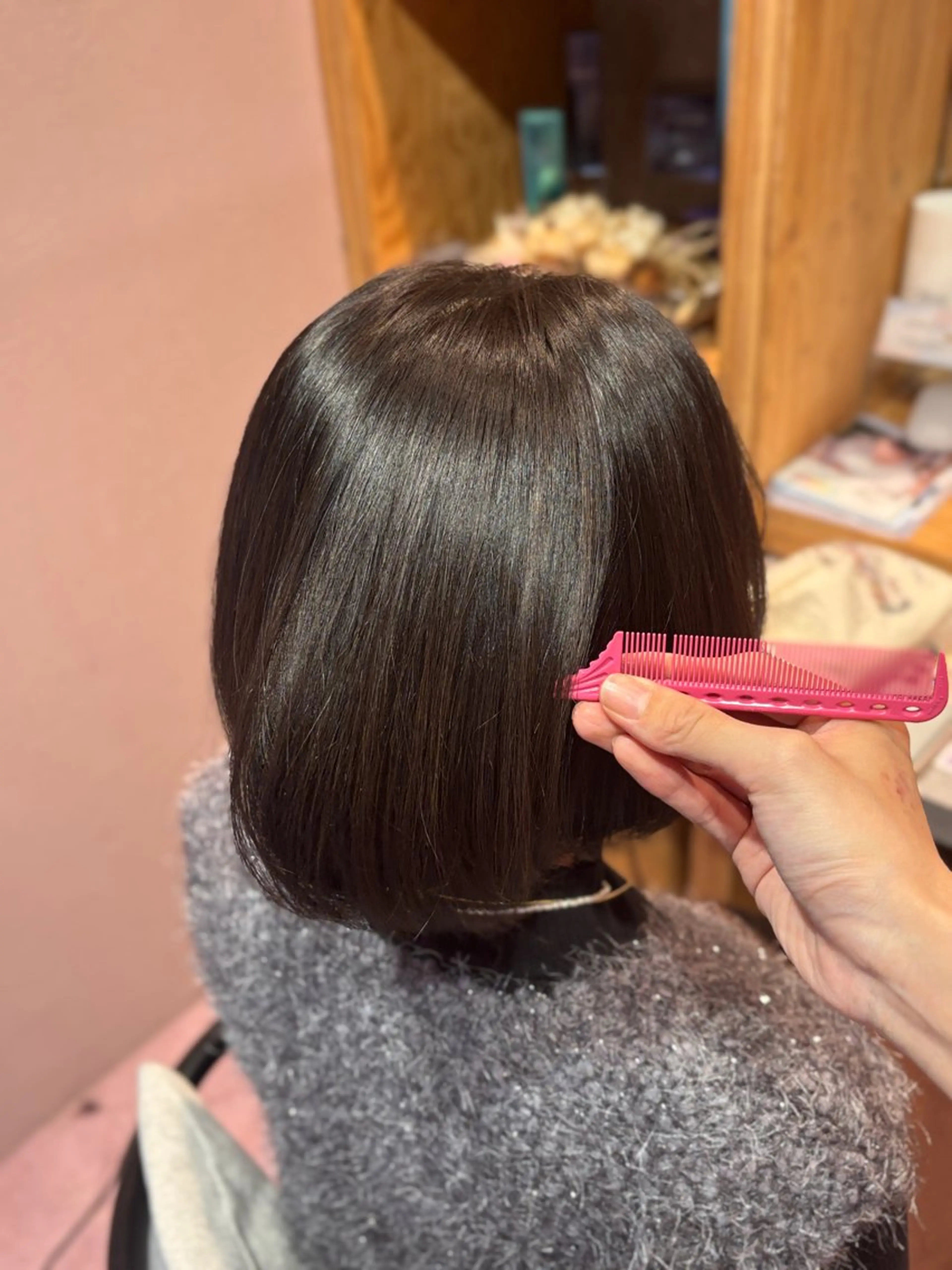 ショート 縮毛矯正 merc. 岡村優のヘアスタイル